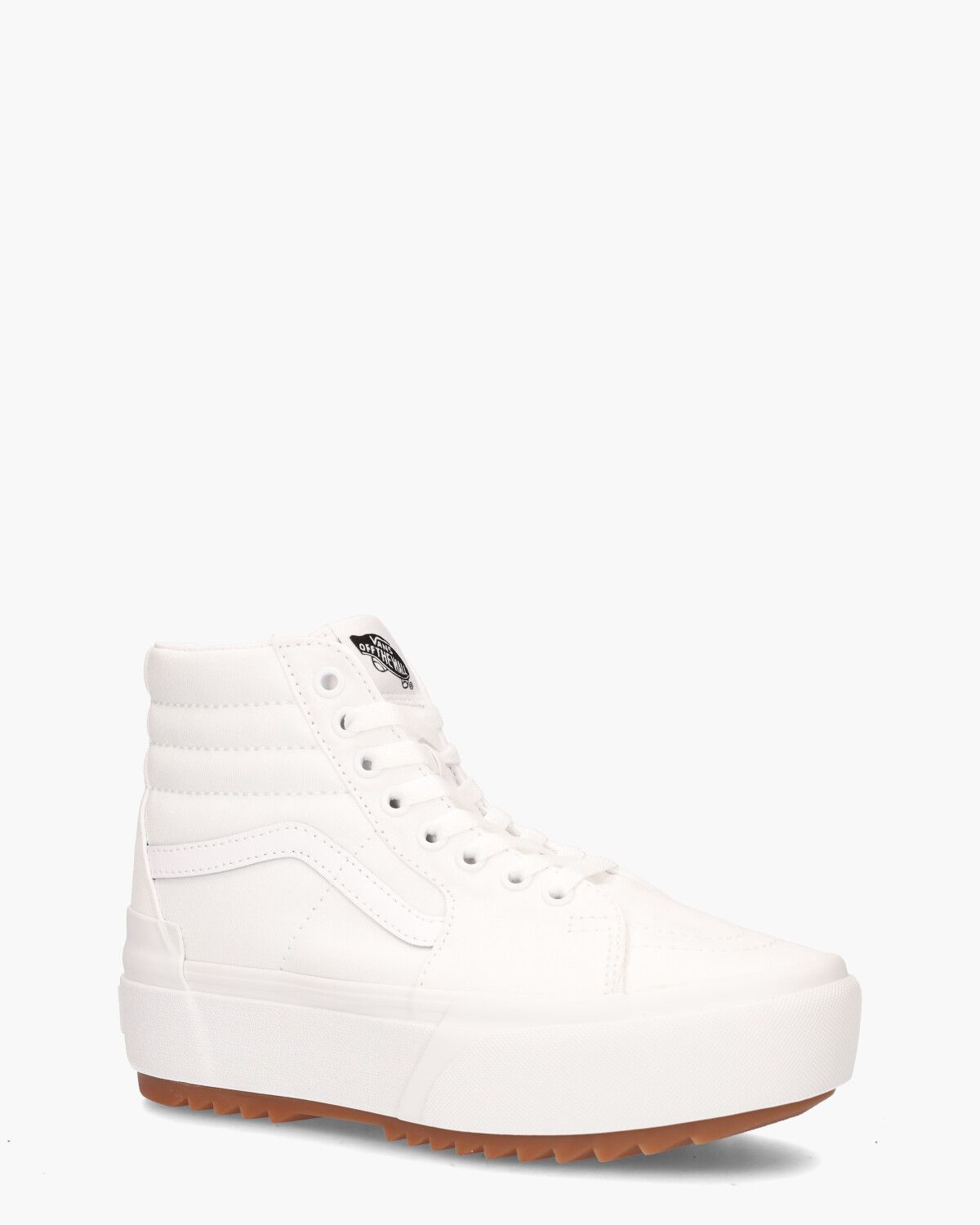 SK8-Hi Stacked Canvas Wit Damessneakers