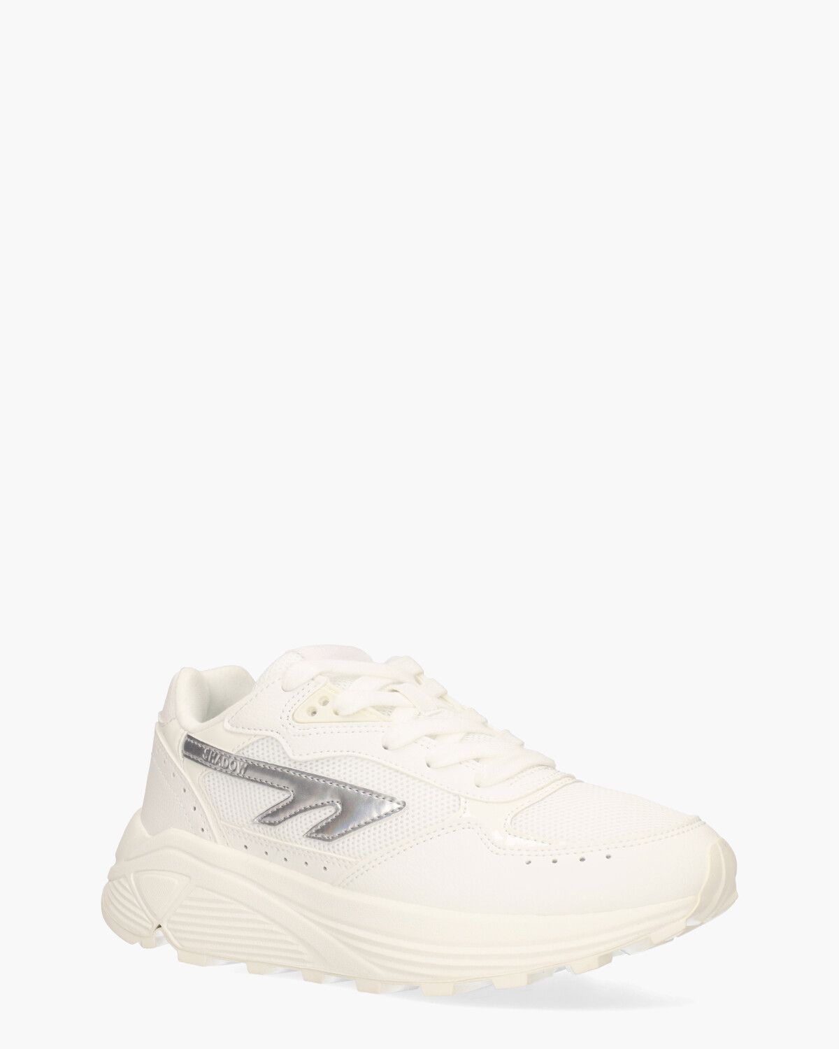 HTS Shadow RGS 1974 Wit/Zilver Damessneakers