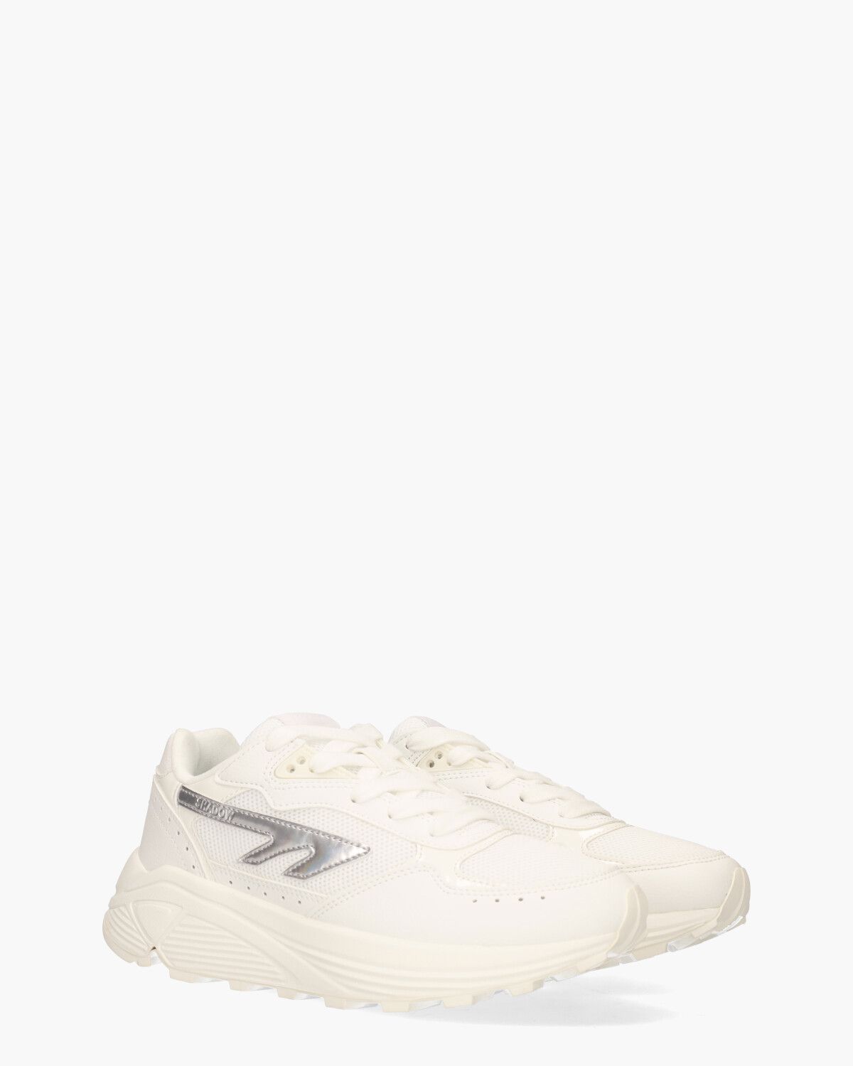 HTS Shadow RGS 1974 Wit/Zilver Damessneakers