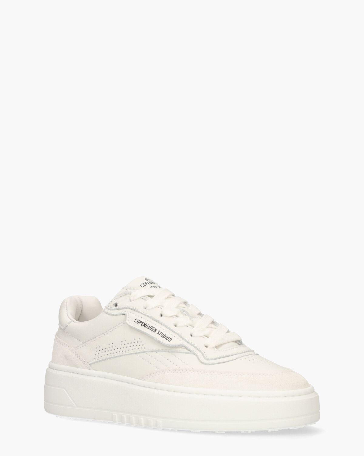 CPH89 Leather Mix Wit Damessneakers