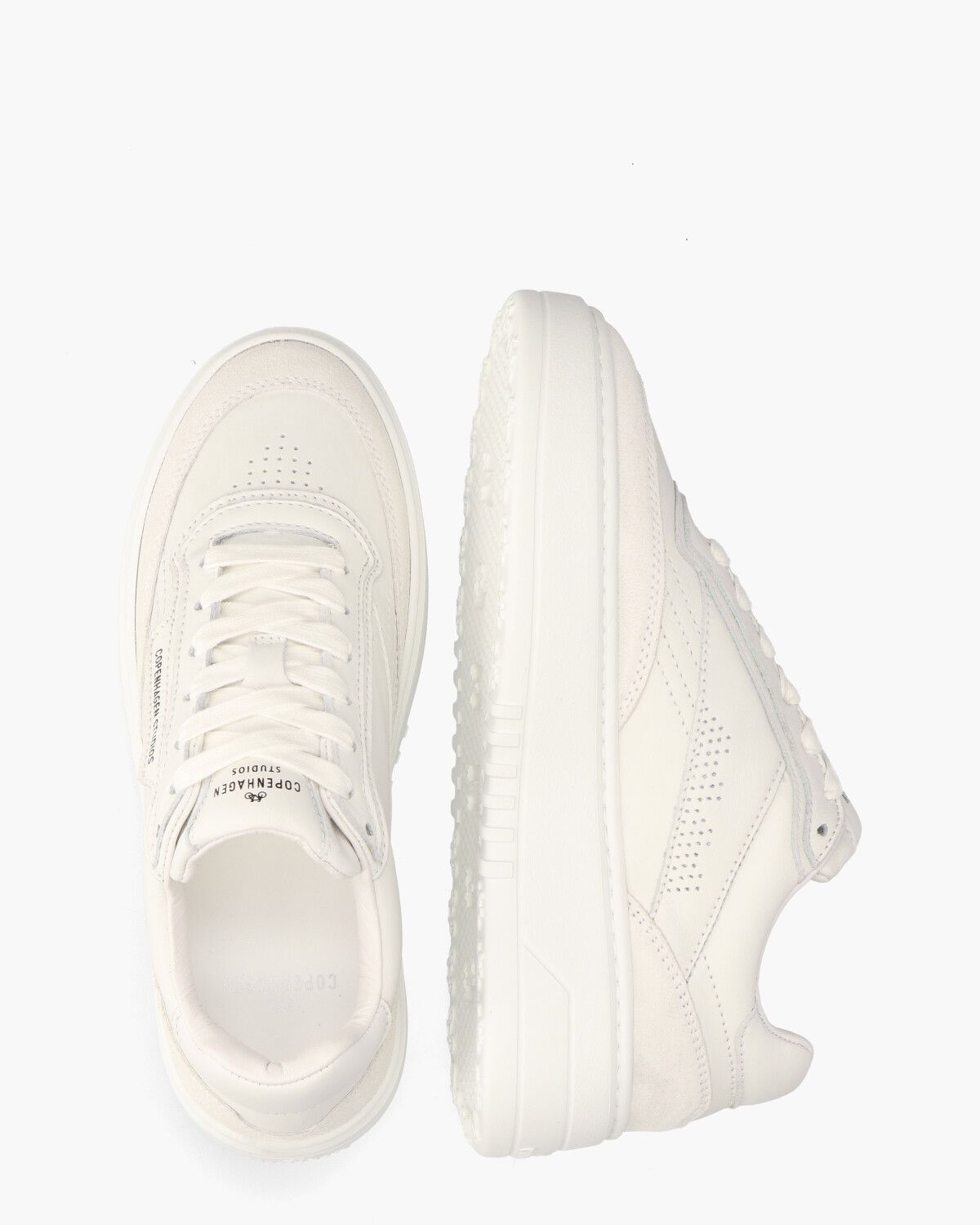CPH89 Leather Mix Wit Damessneakers