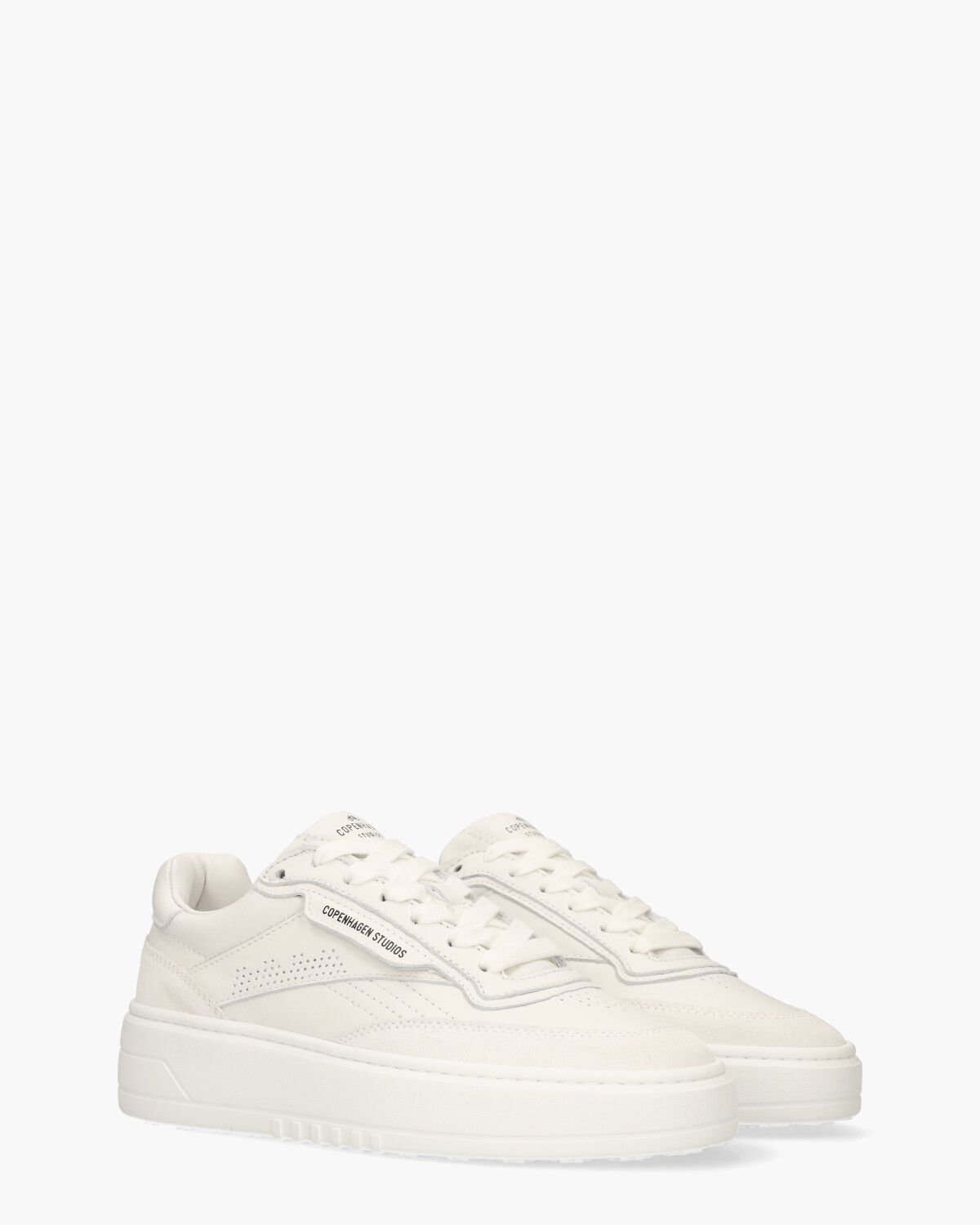 CPH89 Leather Mix Wit Damessneakers