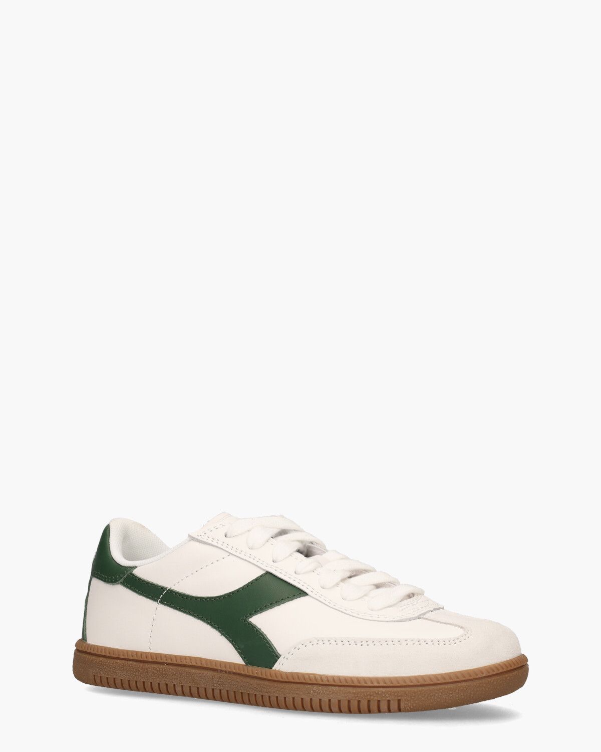 Trainer Wit/Groen Damessneakers
