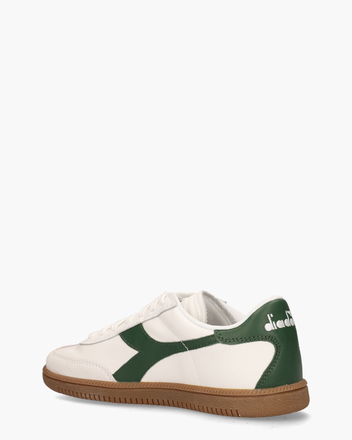 Trainer Wit/Groen Damessneakers