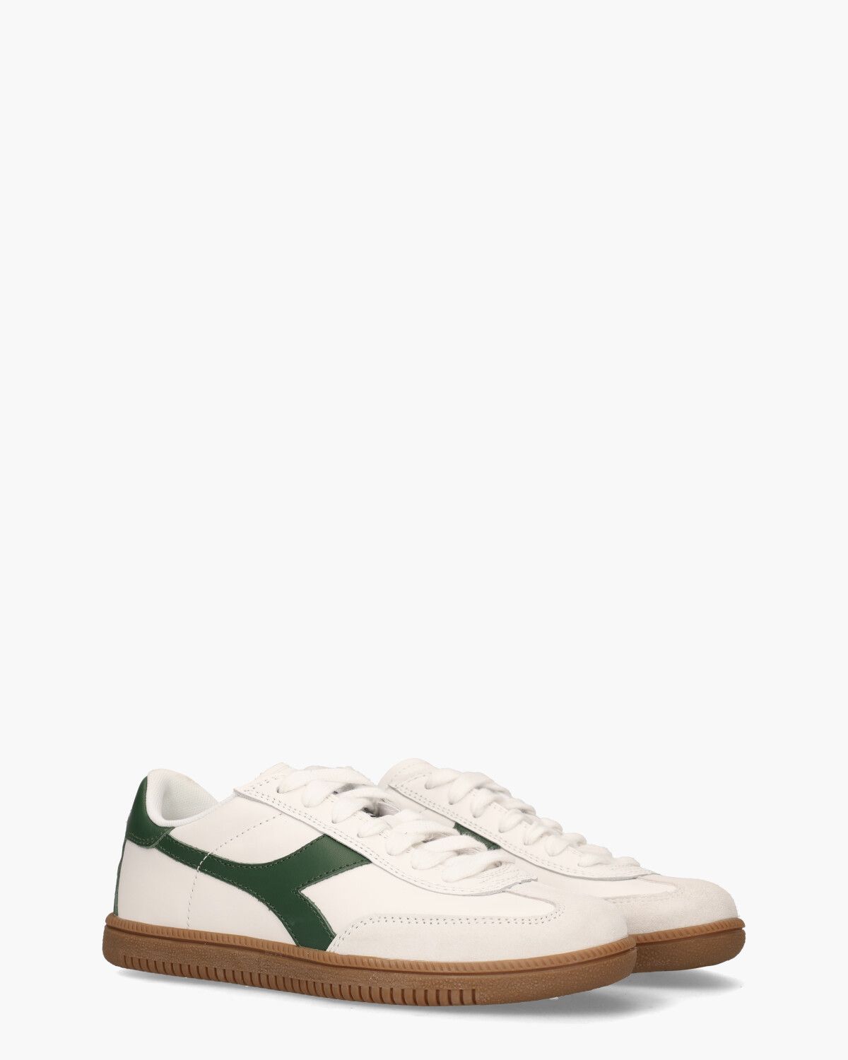 Trainer Wit/Groen Damessneakers