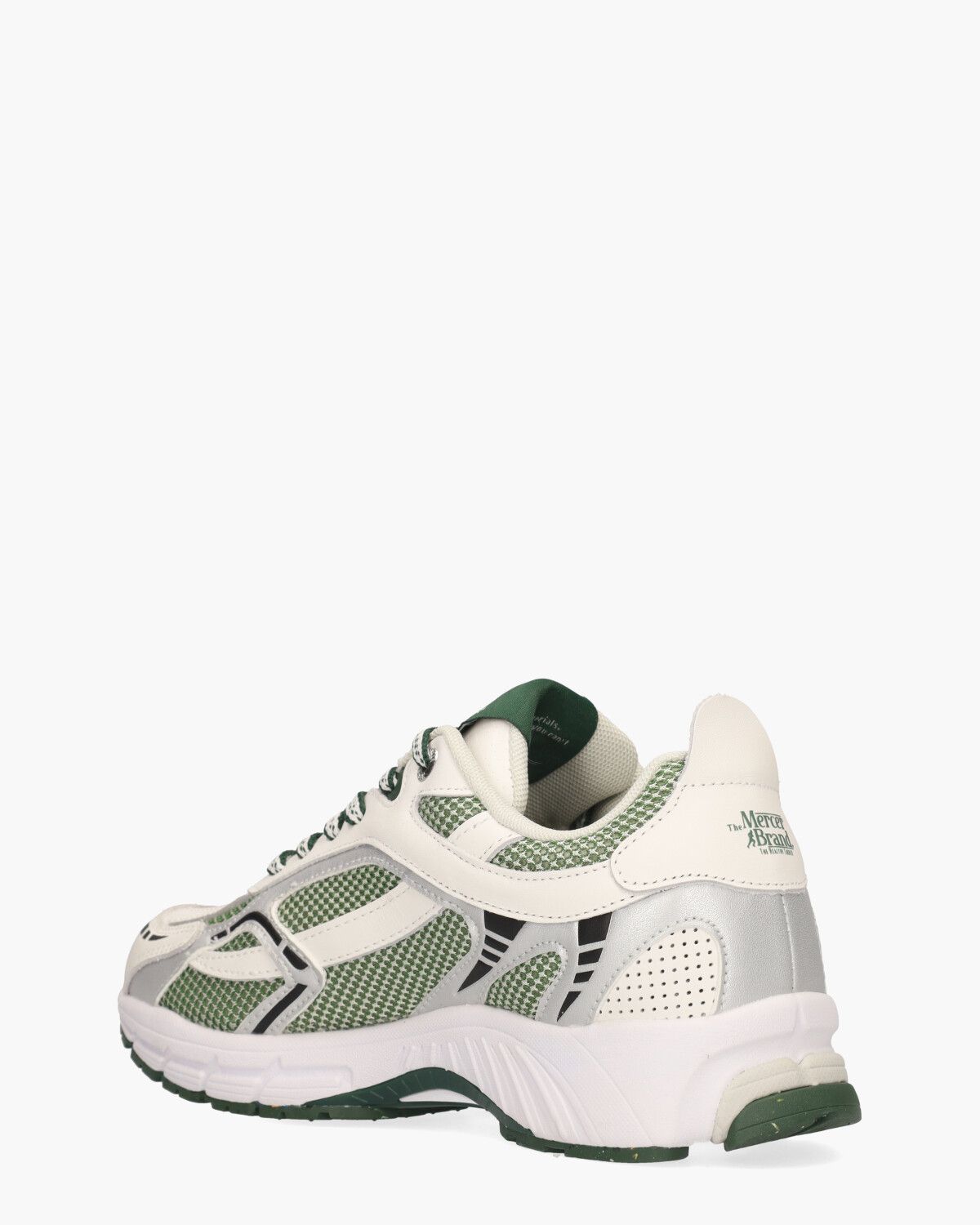 The Re-Run Off-White/Groen Damessneakers