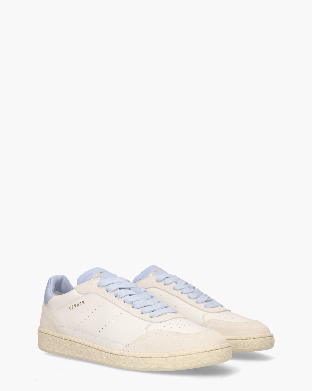CPH255 Wit/Lichtblauw Damessneakers