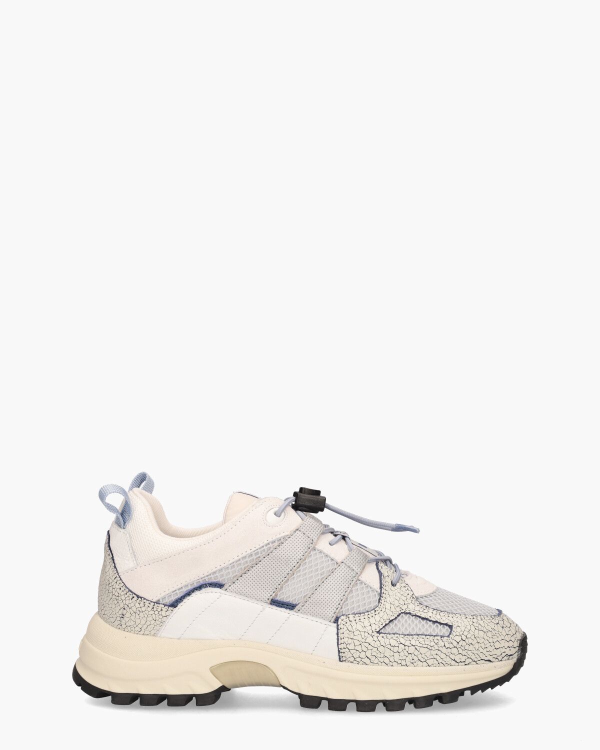 Danae Colby Off-White/Blauw Damessneakers