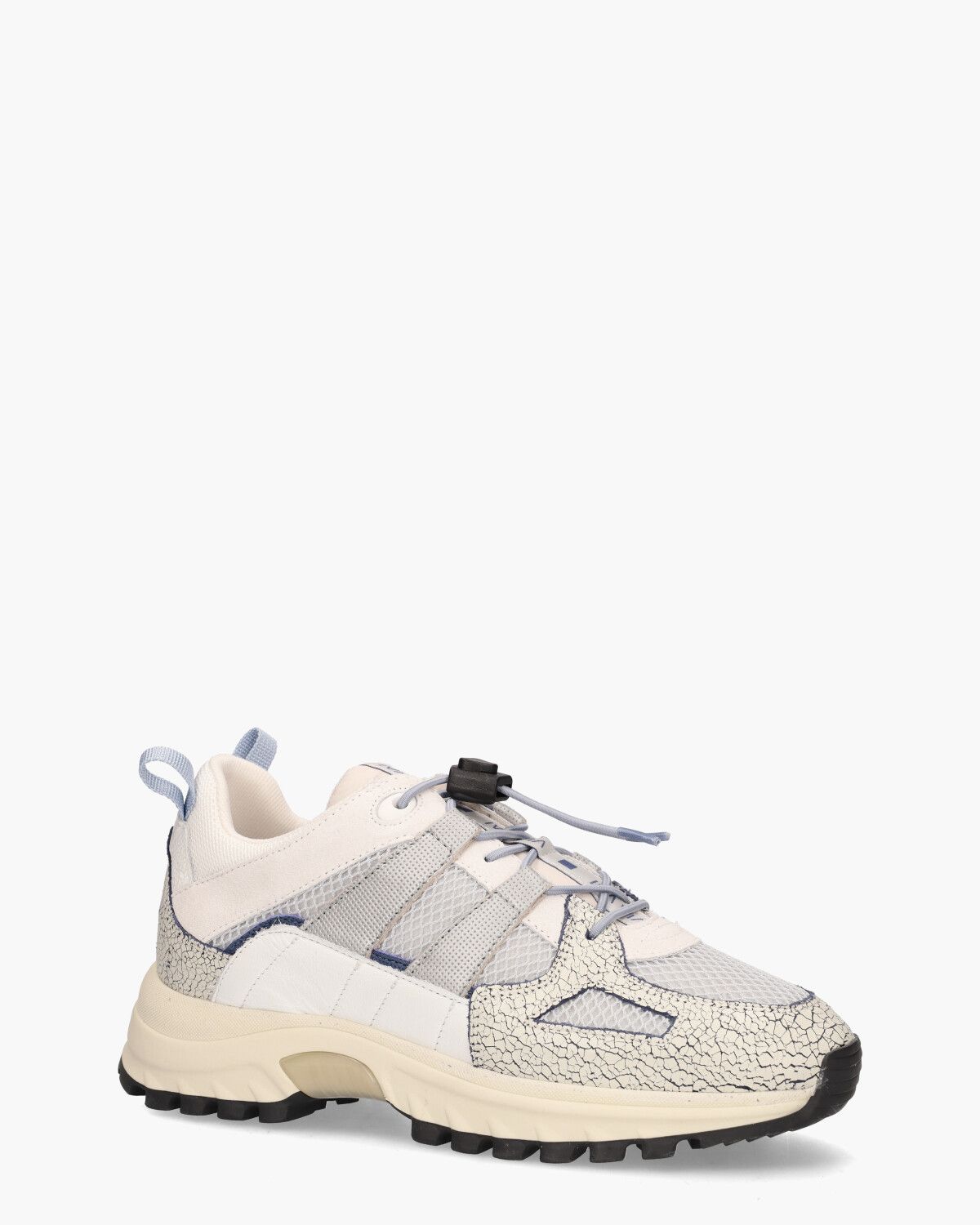 Danae Colby Off-White/Blauw Damessneakers