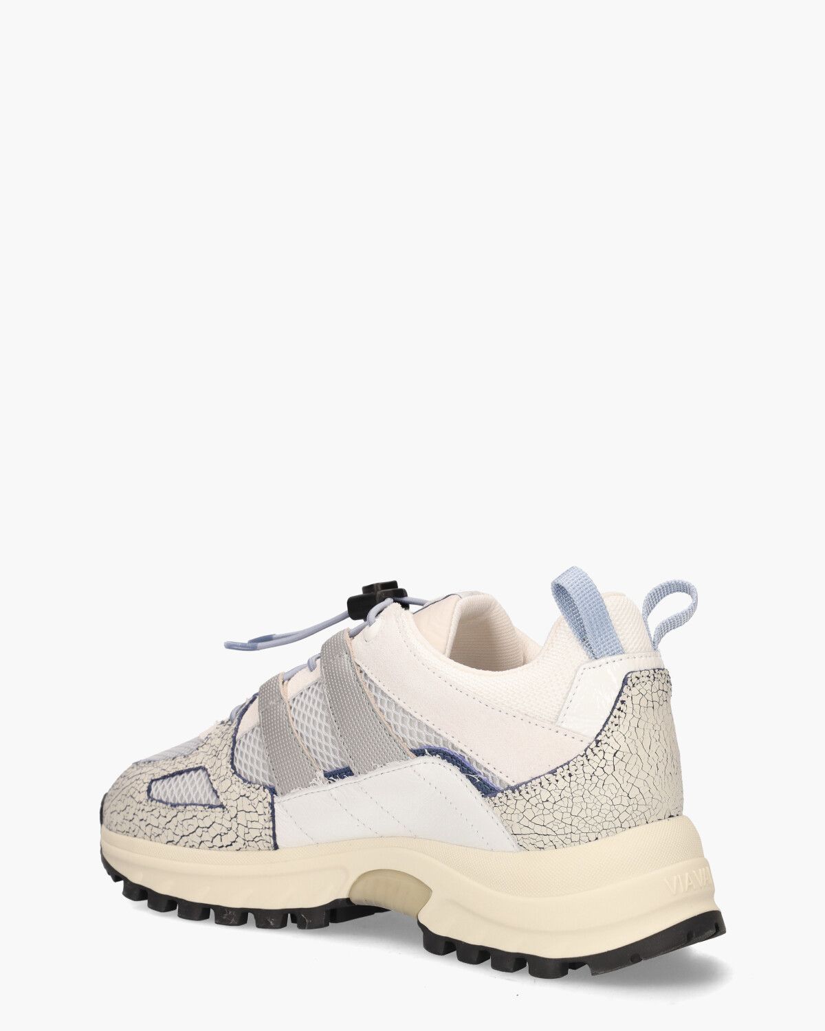 Danae Colby Off-White/Blauw Damessneakers