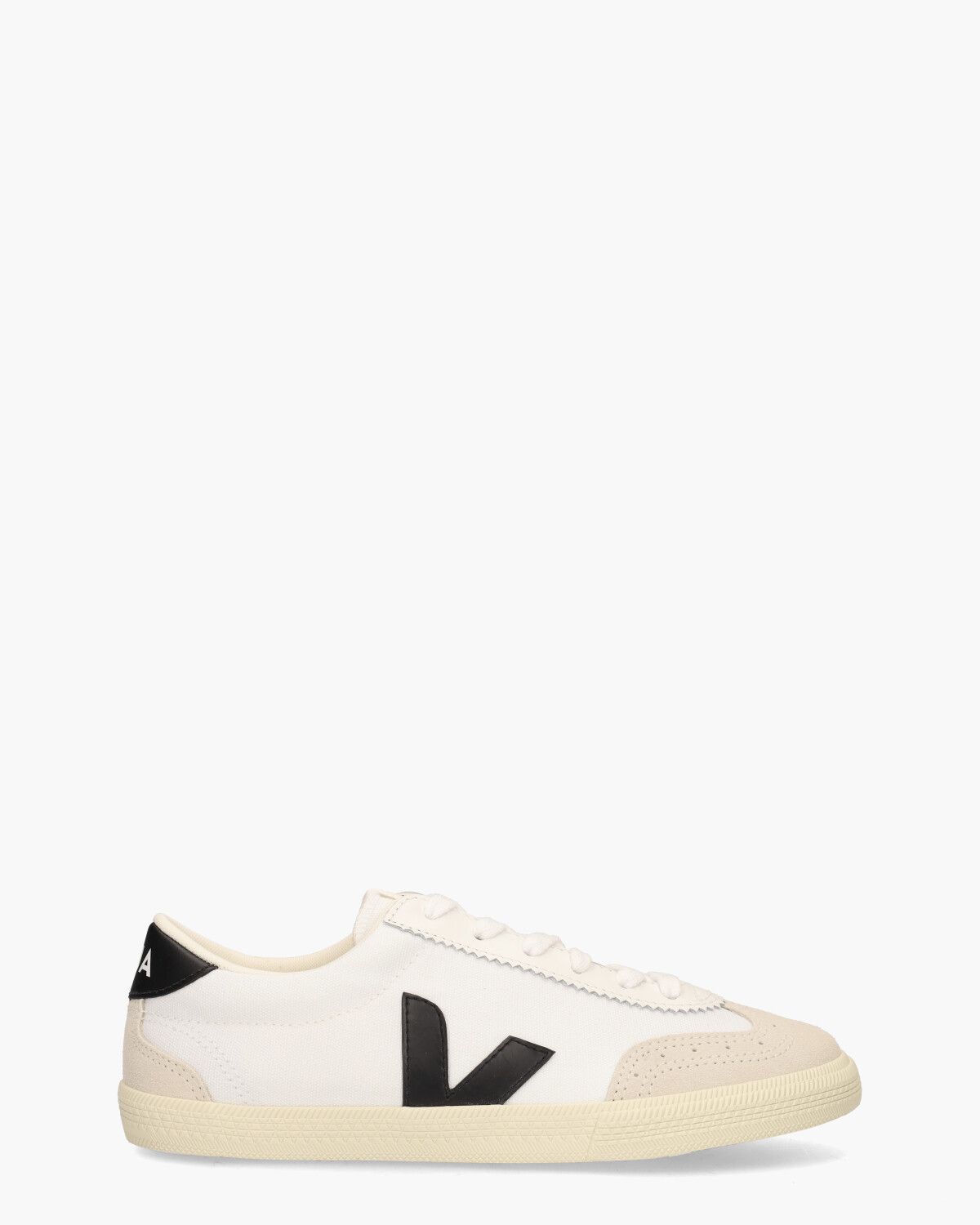 Volley Canvas Wit/Zwart Damessneakers