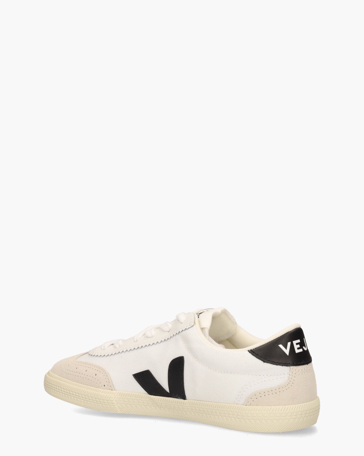 Volley Canvas Wit/Zwart Damessneakers