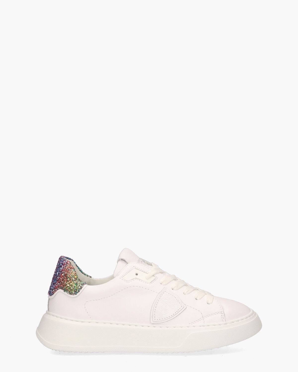 Temple Veau Wit/Multicolor Damessneakers