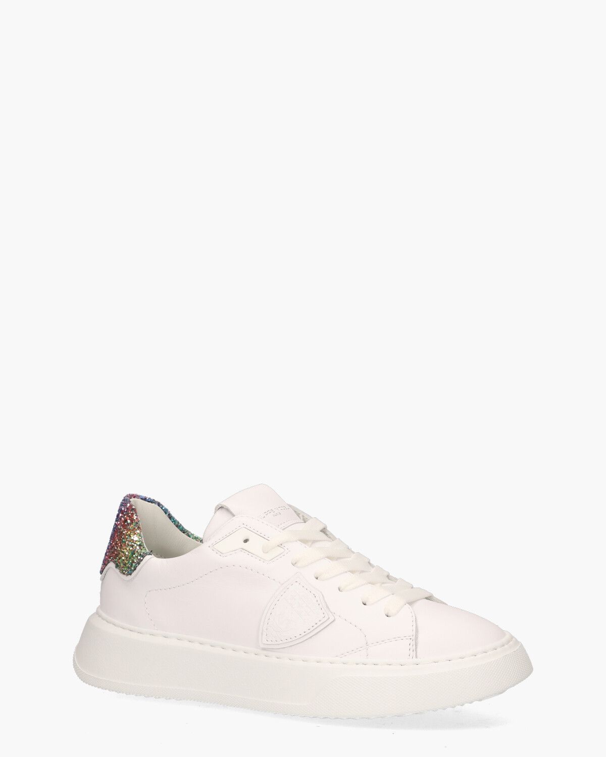 Temple Veau Wit/Multicolor Damessneakers