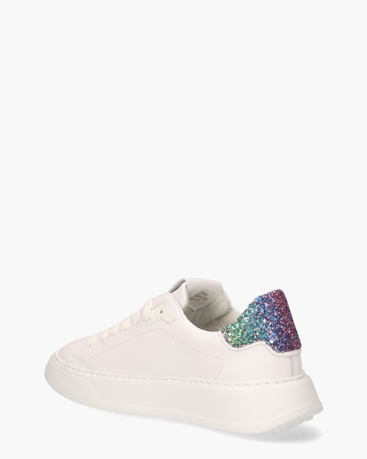 Temple Veau Wit/Multicolor Damessneakers