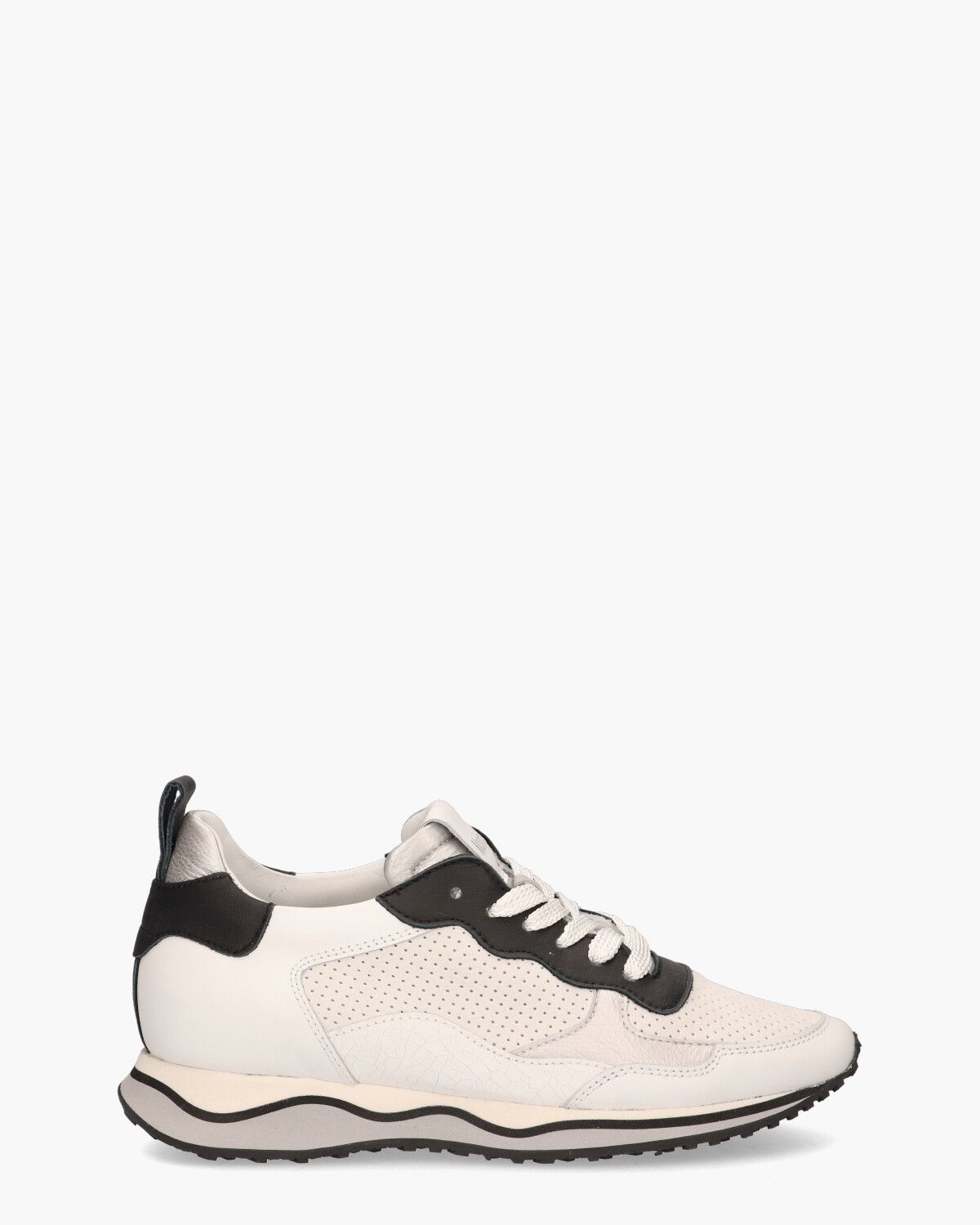 Olivia Wit/Zwart Damessneakers