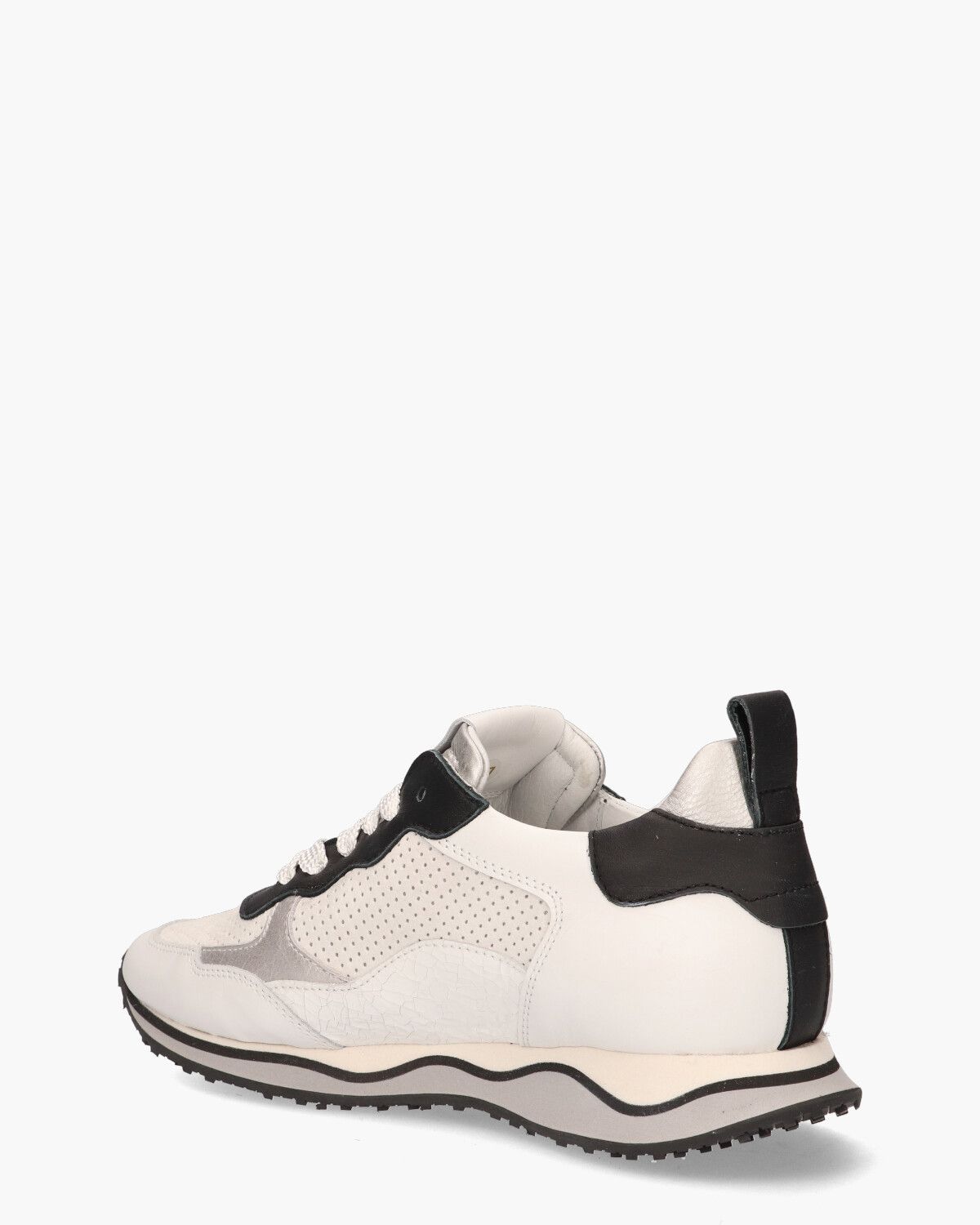 Olivia Wit/Zwart Damessneakers