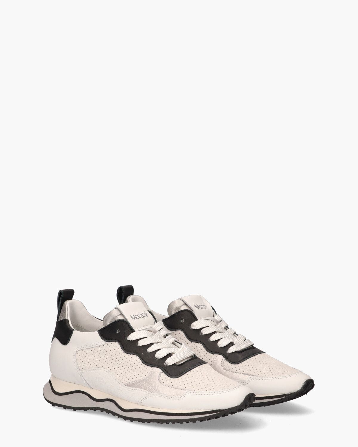 Olivia Wit/Zwart Damessneakers