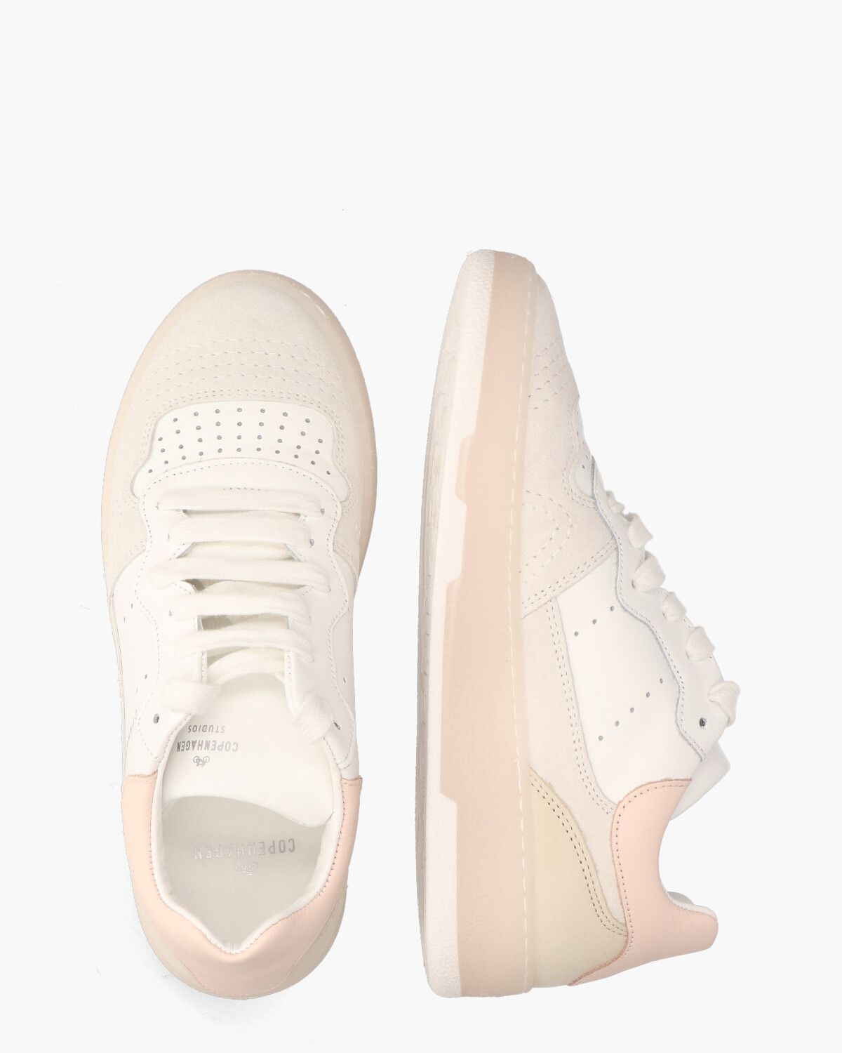 CPH461 Wit/Beige/Roze Damessneakers