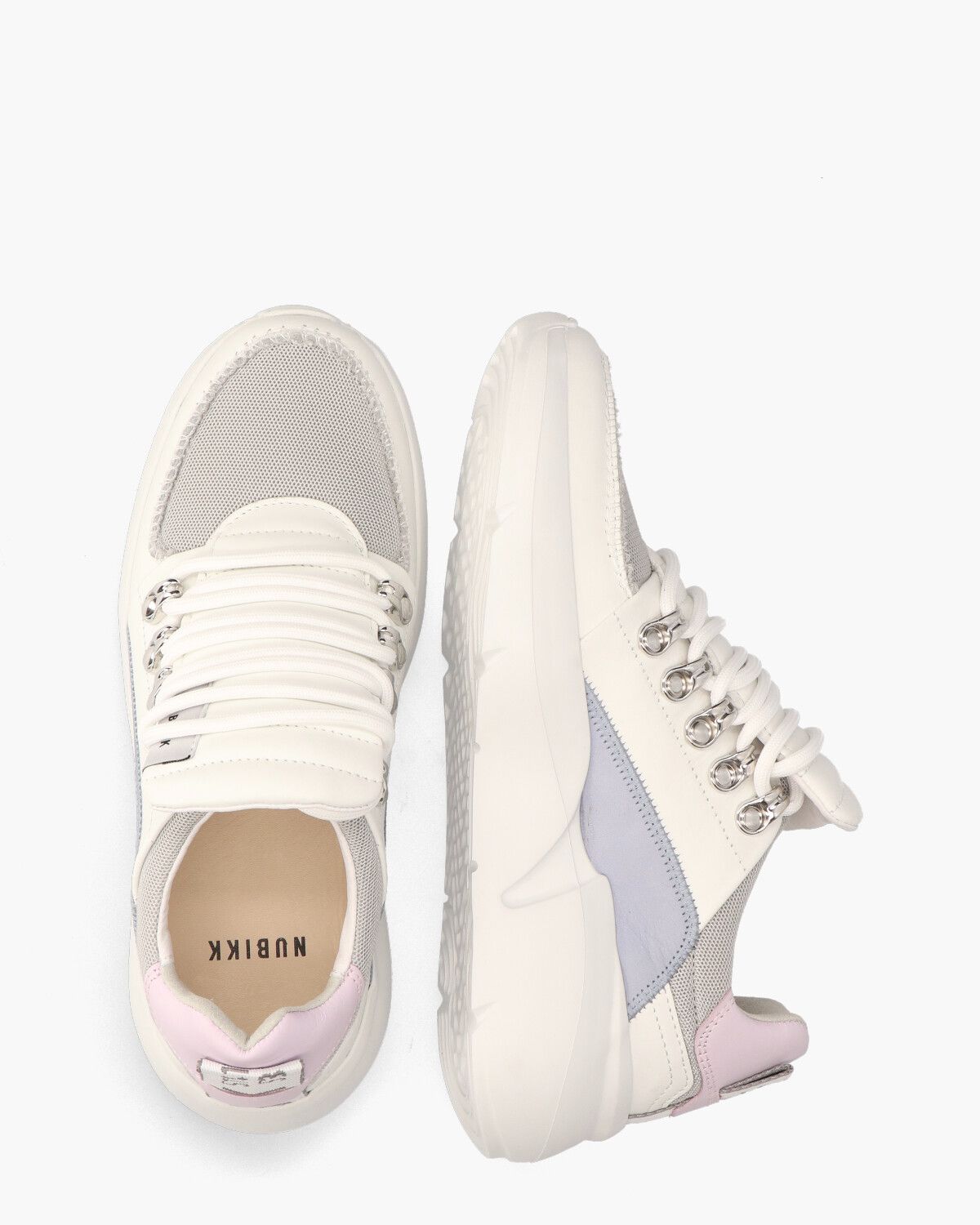 Nubikk Roque Roman Wit Multicolor Damessneakers Van Arendonk