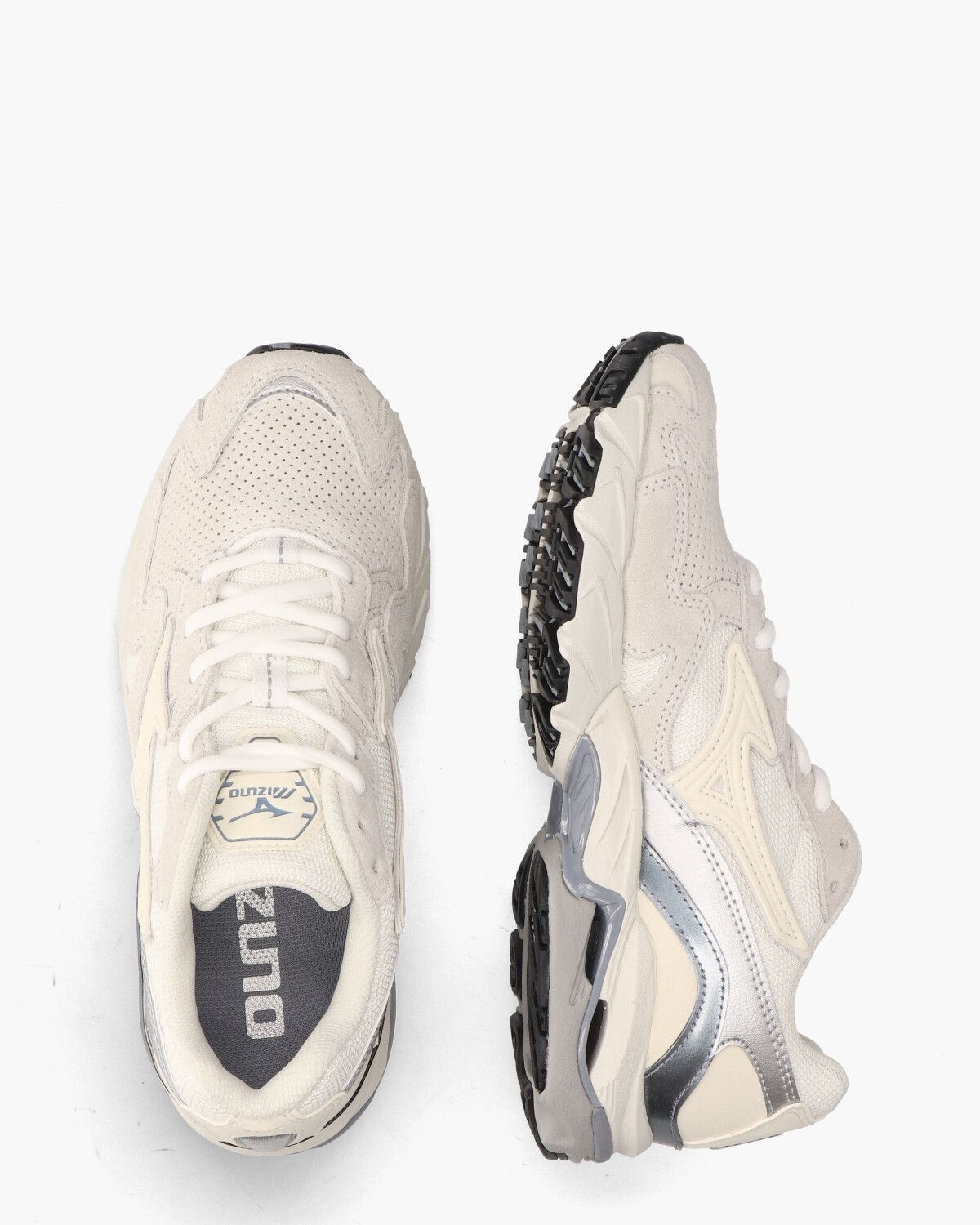 Wave Rider 10 Off-White/Zilver Damessneakers