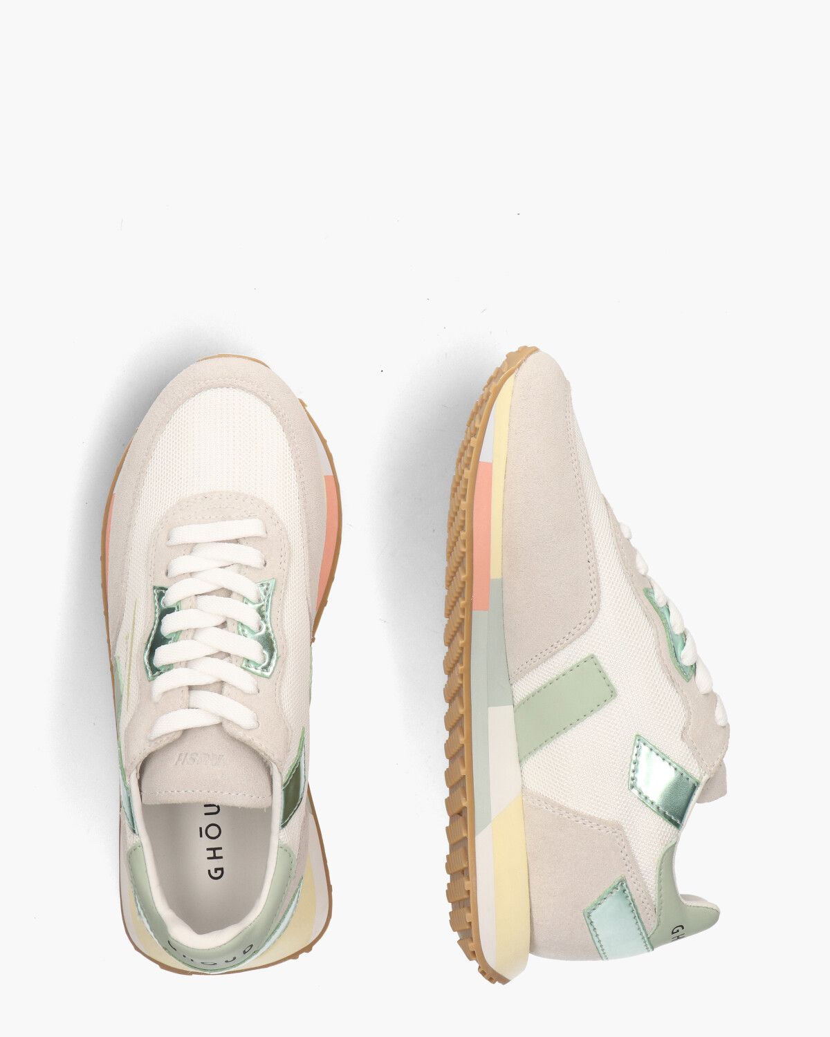 Rush Wit/Beige/Multicolor Damessneakers
