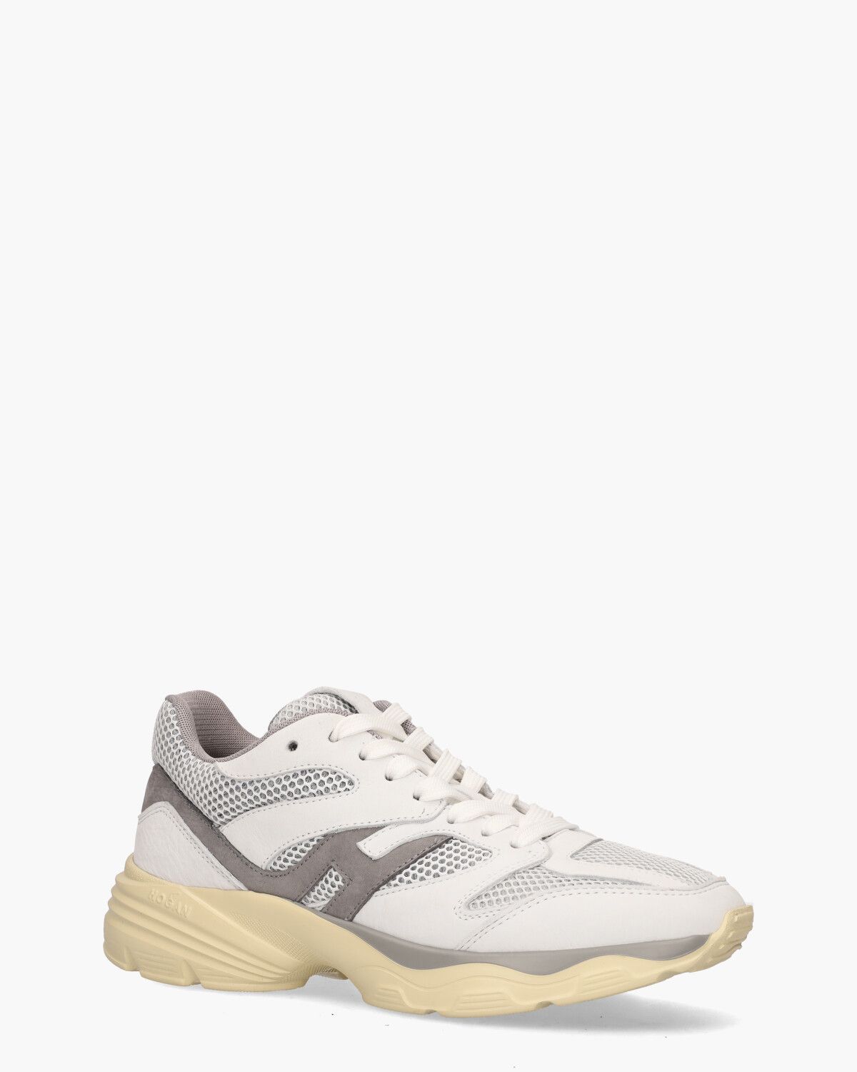 H665 Wit/Grijs Damessneakers