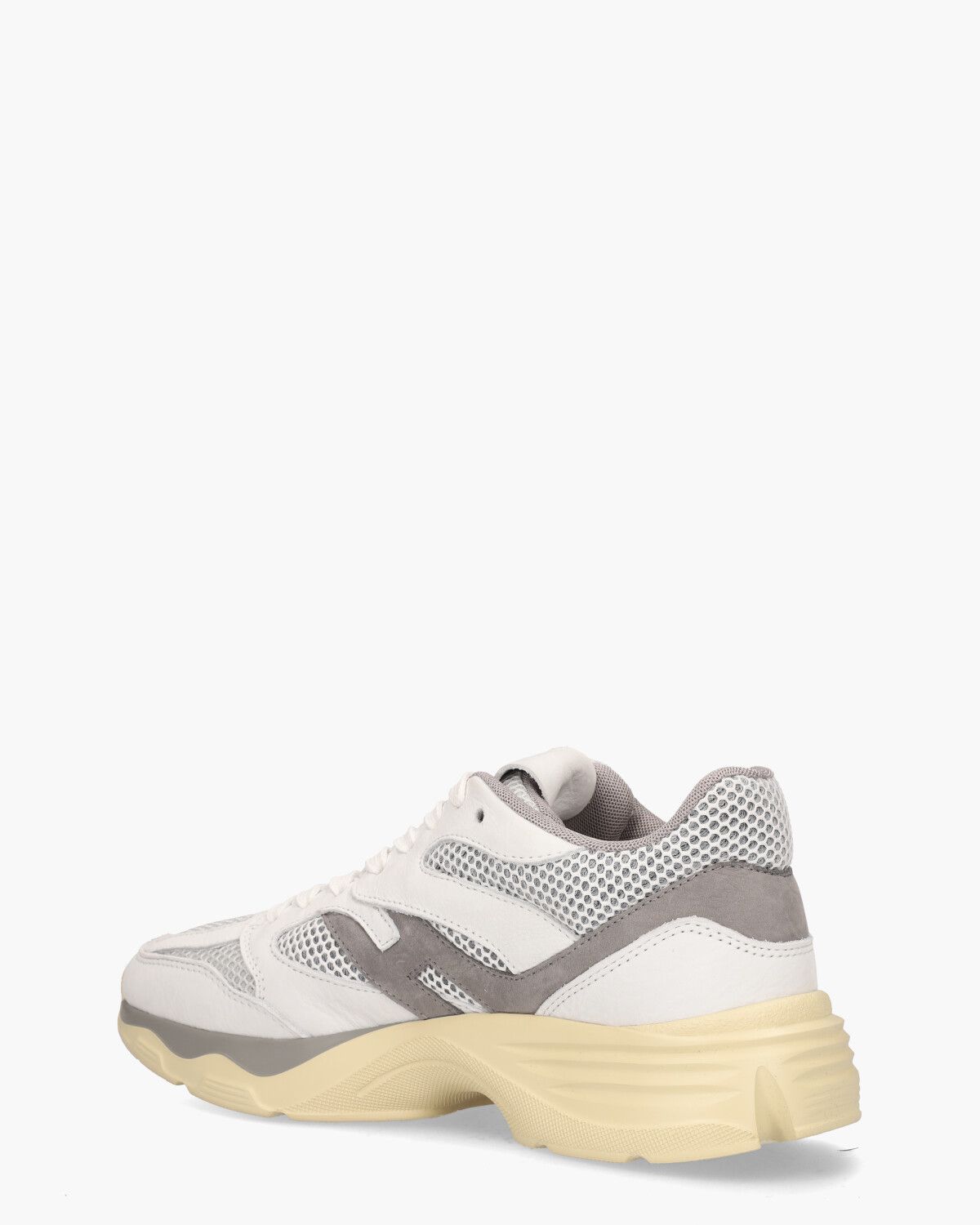 H665 Wit/Grijs Damessneakers