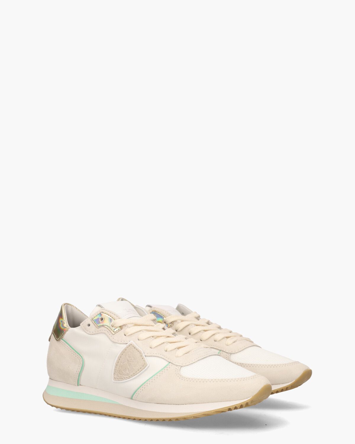 Tropez X Mondial Wit/Beige Damessneakers