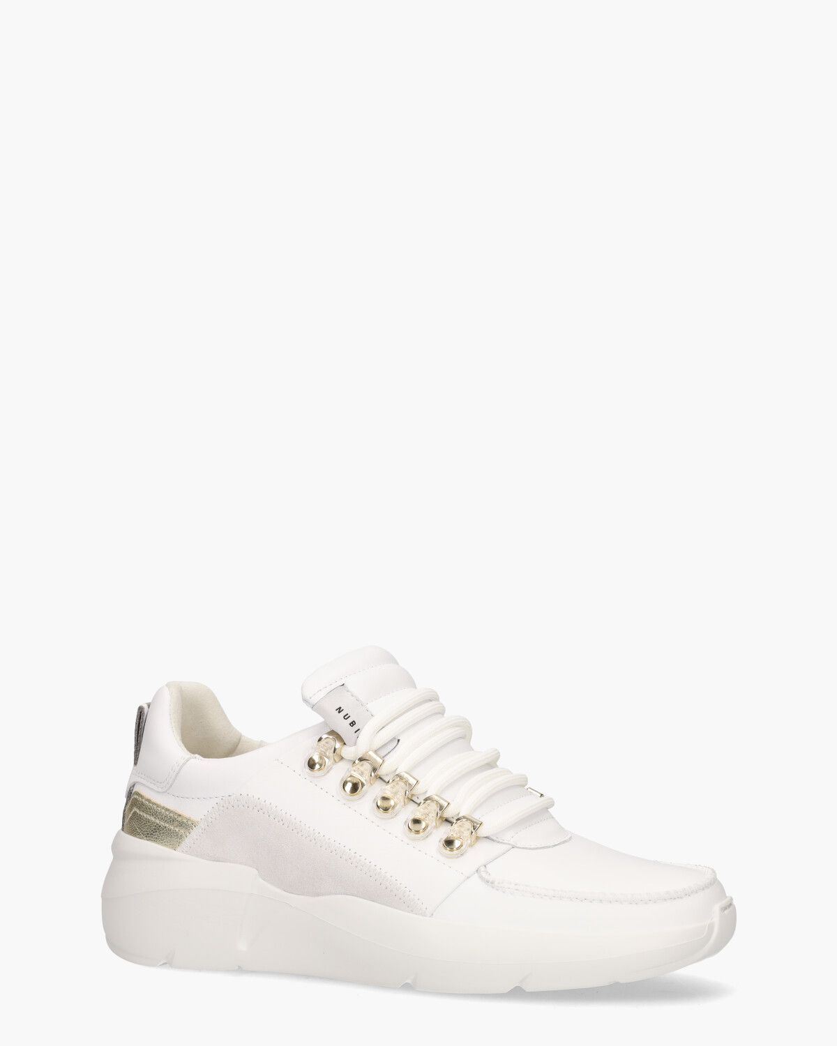 Roque Roman Wit/Goud Damessneakers