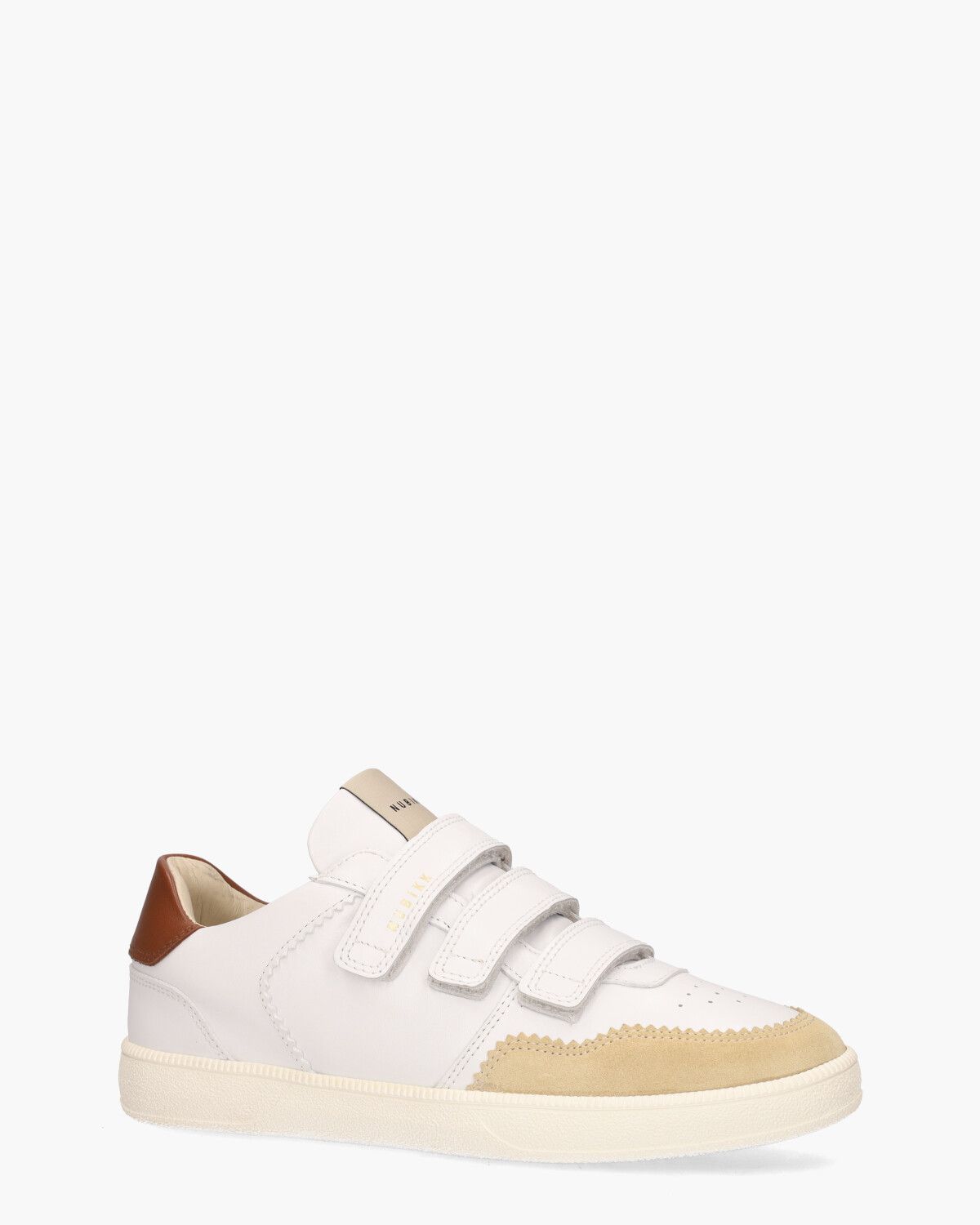Ray Straps Wit/Bruin Damessneakers