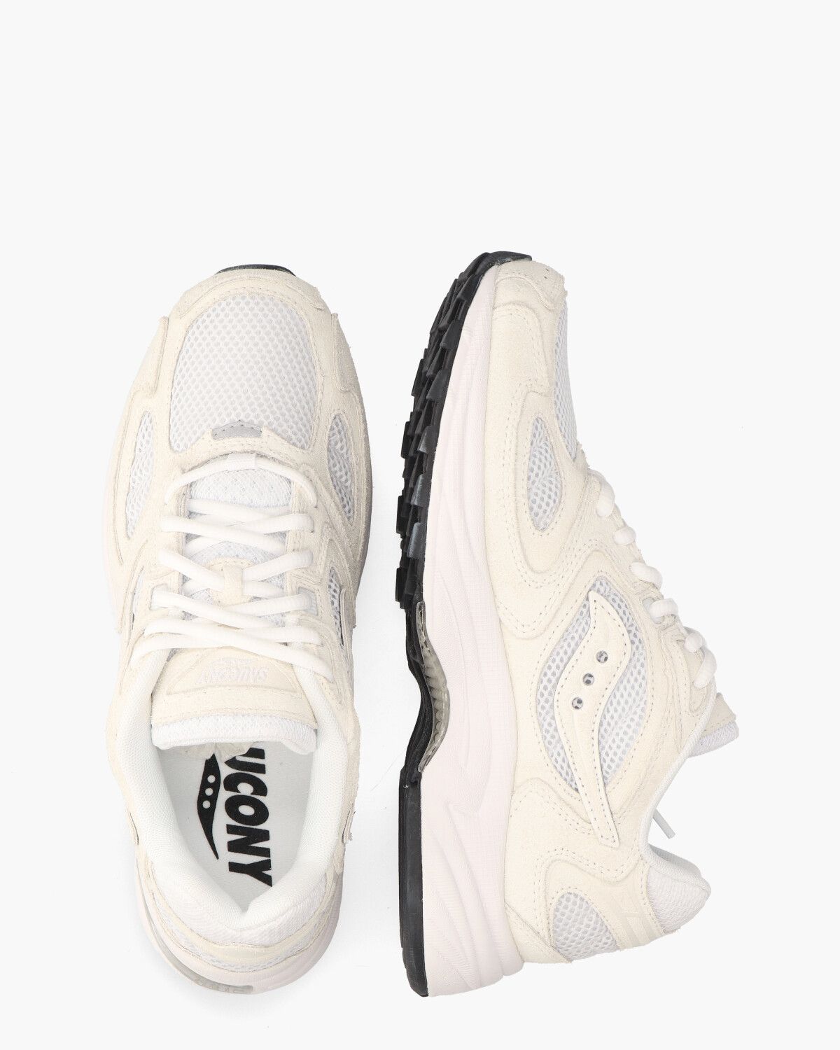 Grid Jazz 9 Wit/Off-White Damessneakers