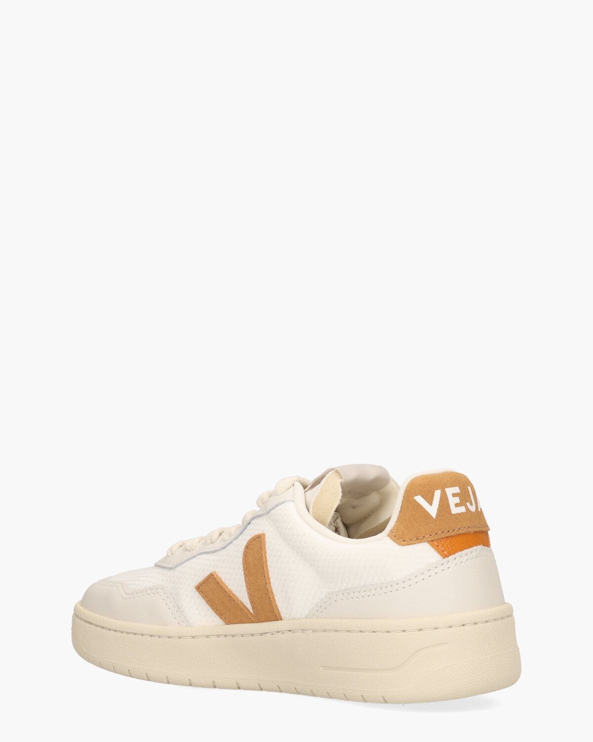 V-90 B-Mesh Wit/Oranje Damessneakers
