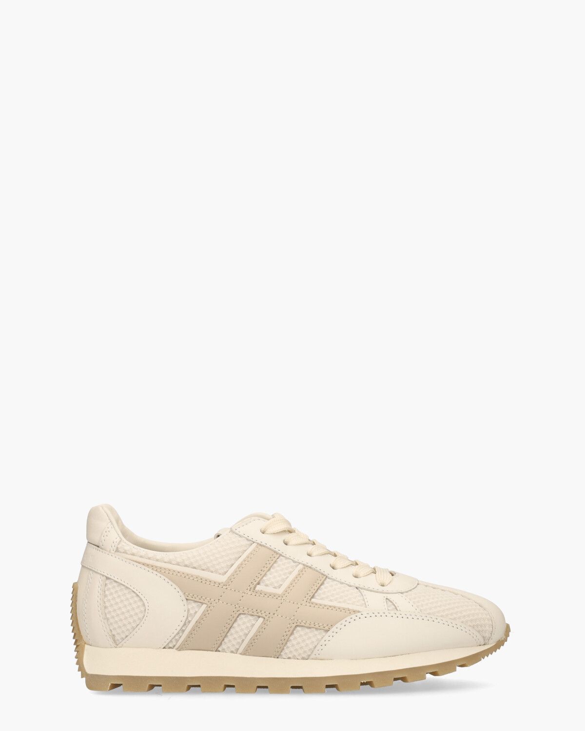 H671 86er Off-White/Beige Damessneakers