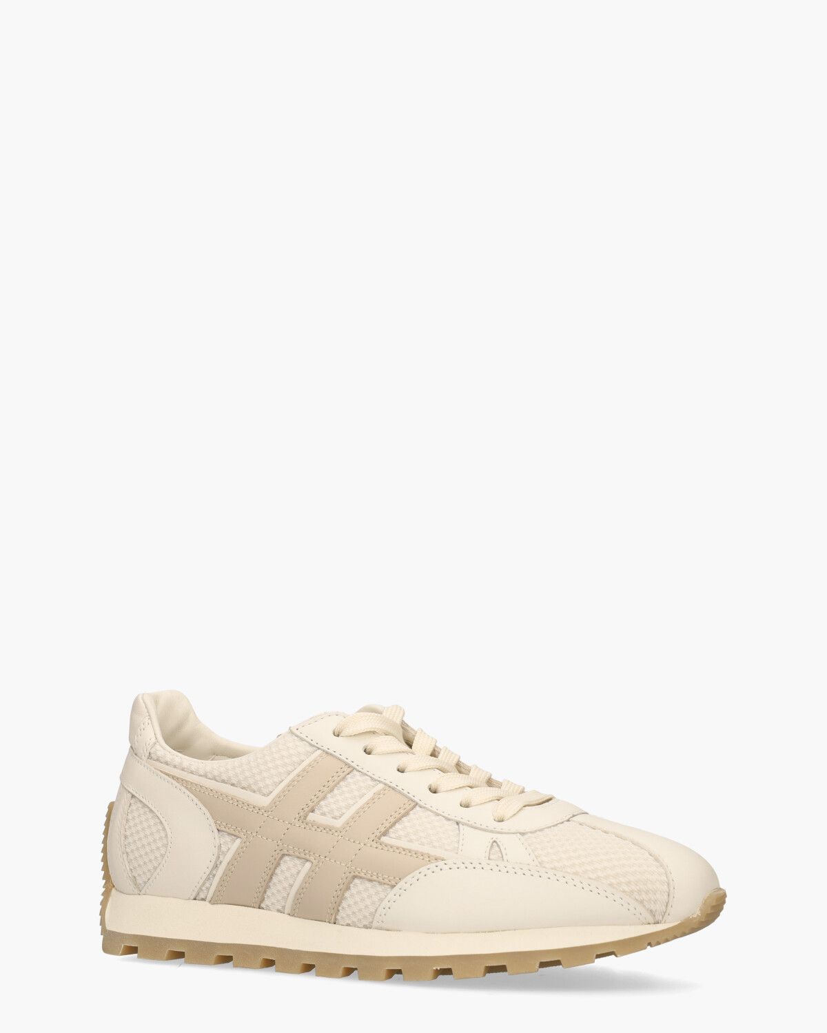 H671 86er Off-White/Beige Damessneakers