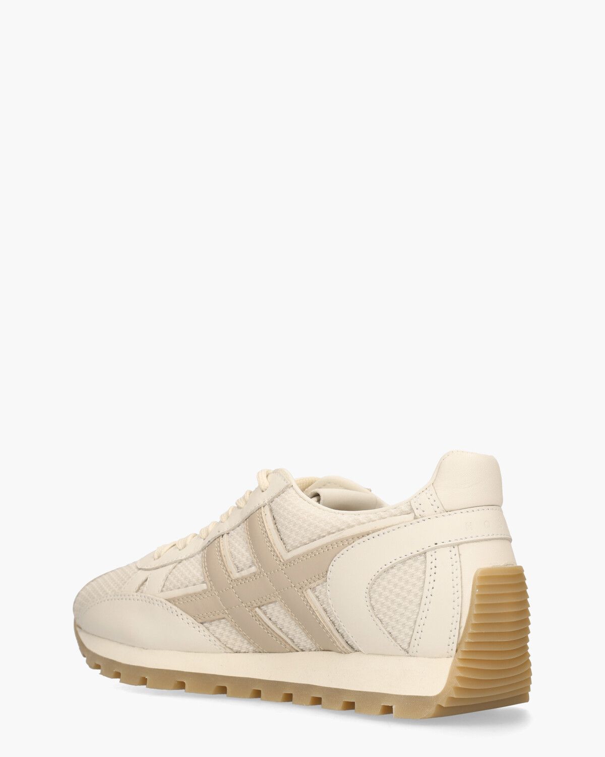H671 86er Off-White/Beige Damessneakers