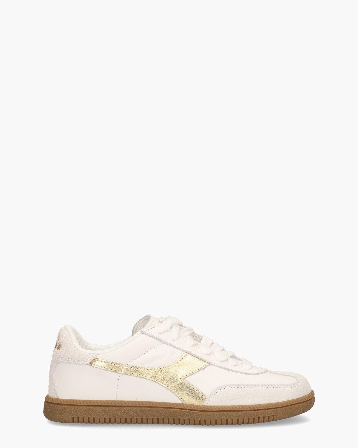 Trainer Doré Wit/Goud Damessneakers