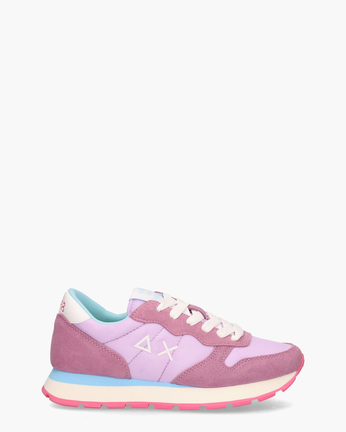 Ally Solid Nylon Lila Damessneakers
