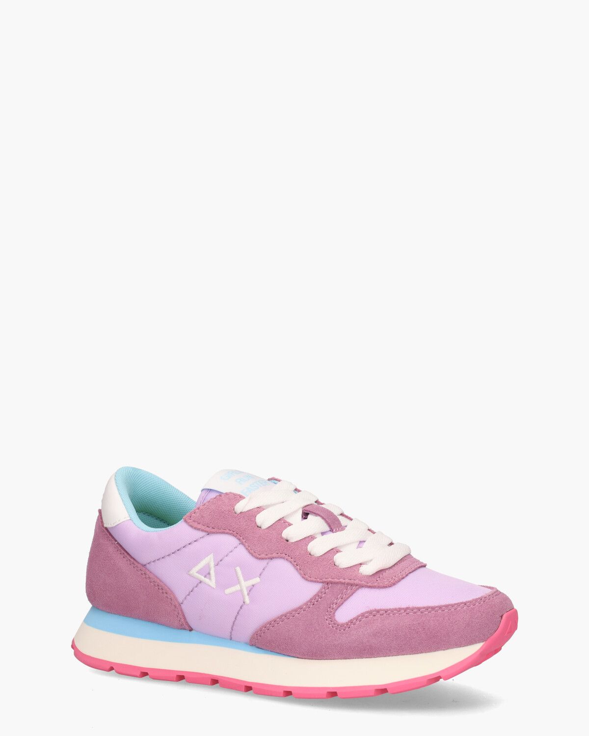 Ally Solid Nylon Lila Damessneakers
