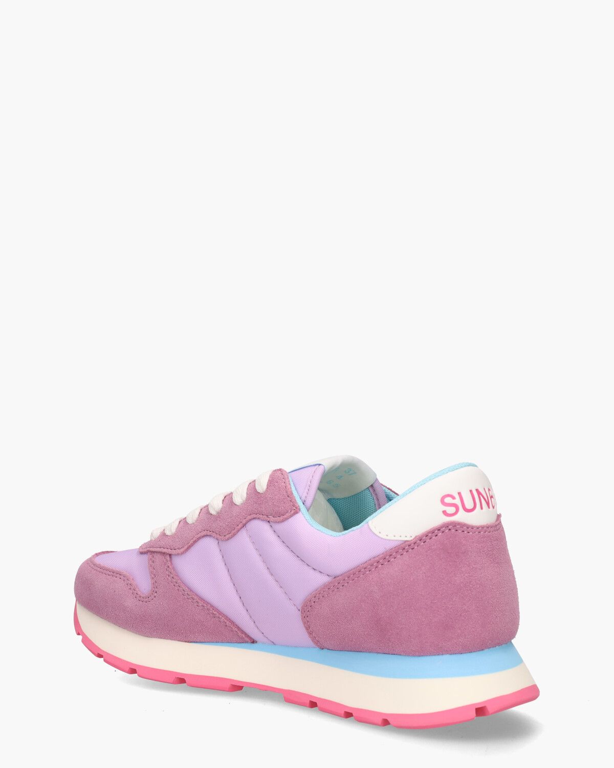 Ally Solid Nylon Lila Damessneakers