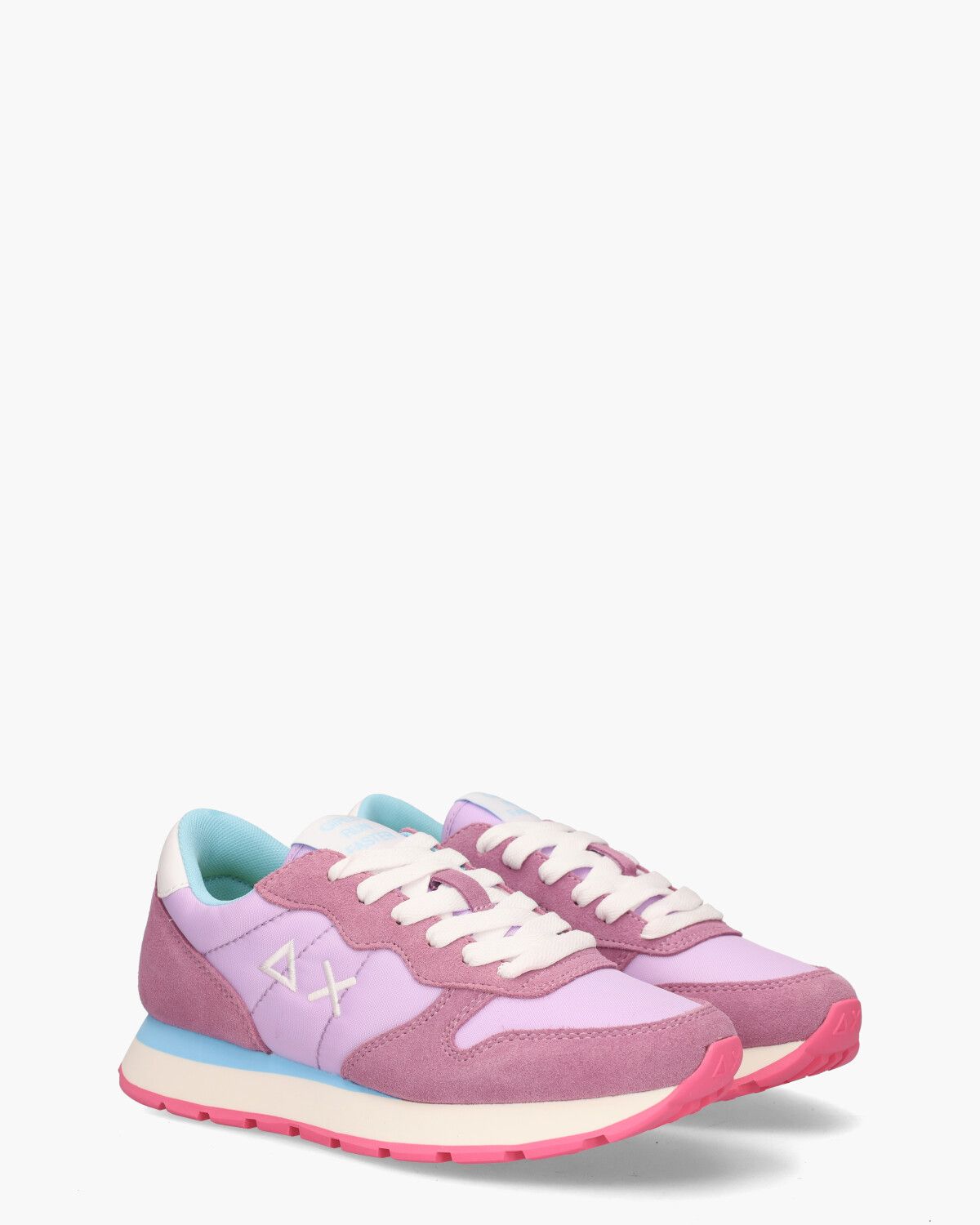 Ally Solid Nylon Lila Damessneakers