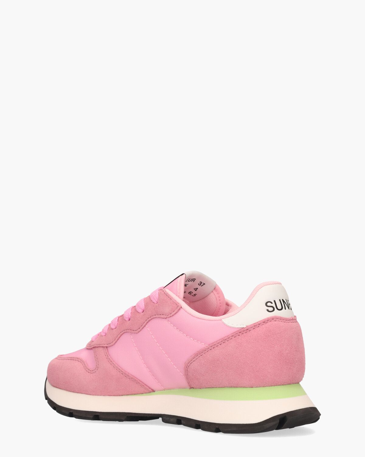 Ally Solid Nylon Roze Damessneakers