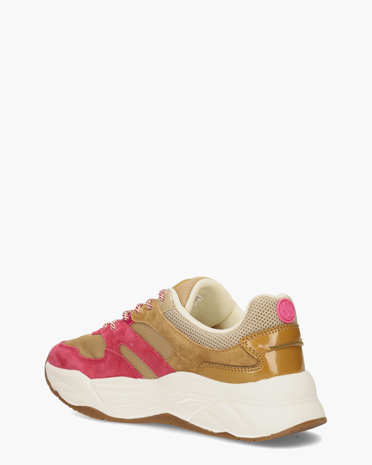 Scotch Soda Celest Cognac Rood Damessneakers Van Arendonk