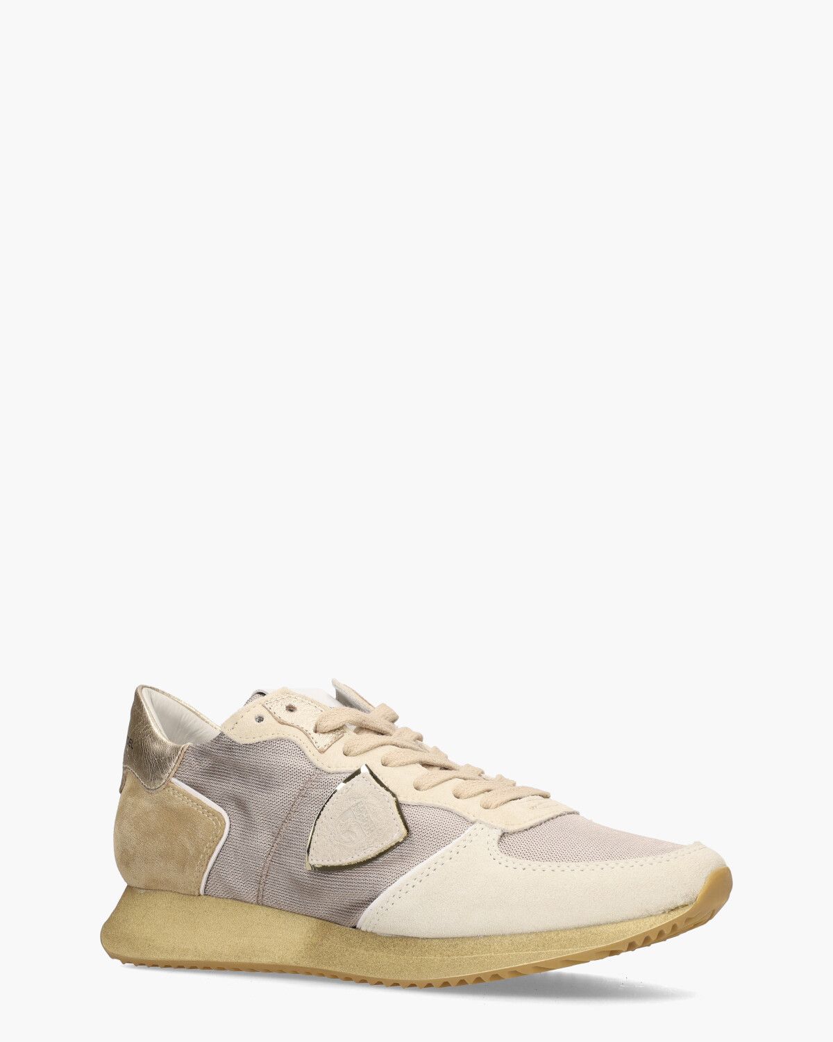 Tropez X Mondial Beige/Goud Damessneakers