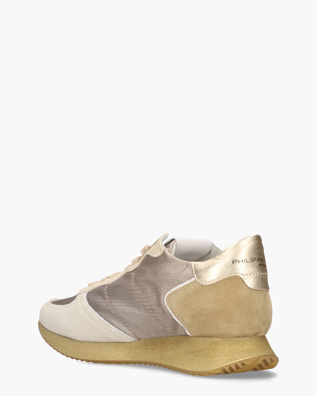 Tropez X Mondial Beige/Goud Damessneakers