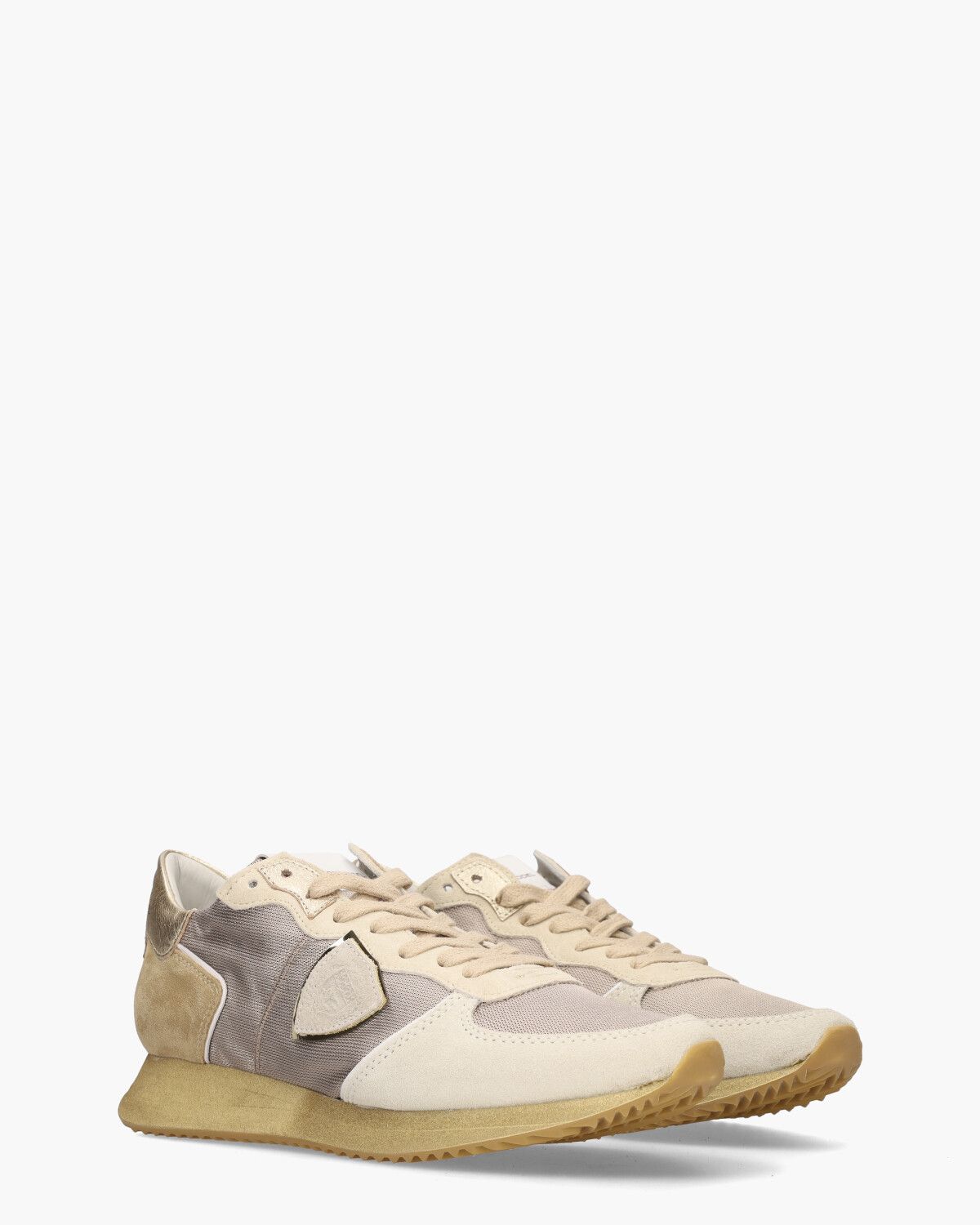Tropez X Mondial Beige/Goud Damessneakers