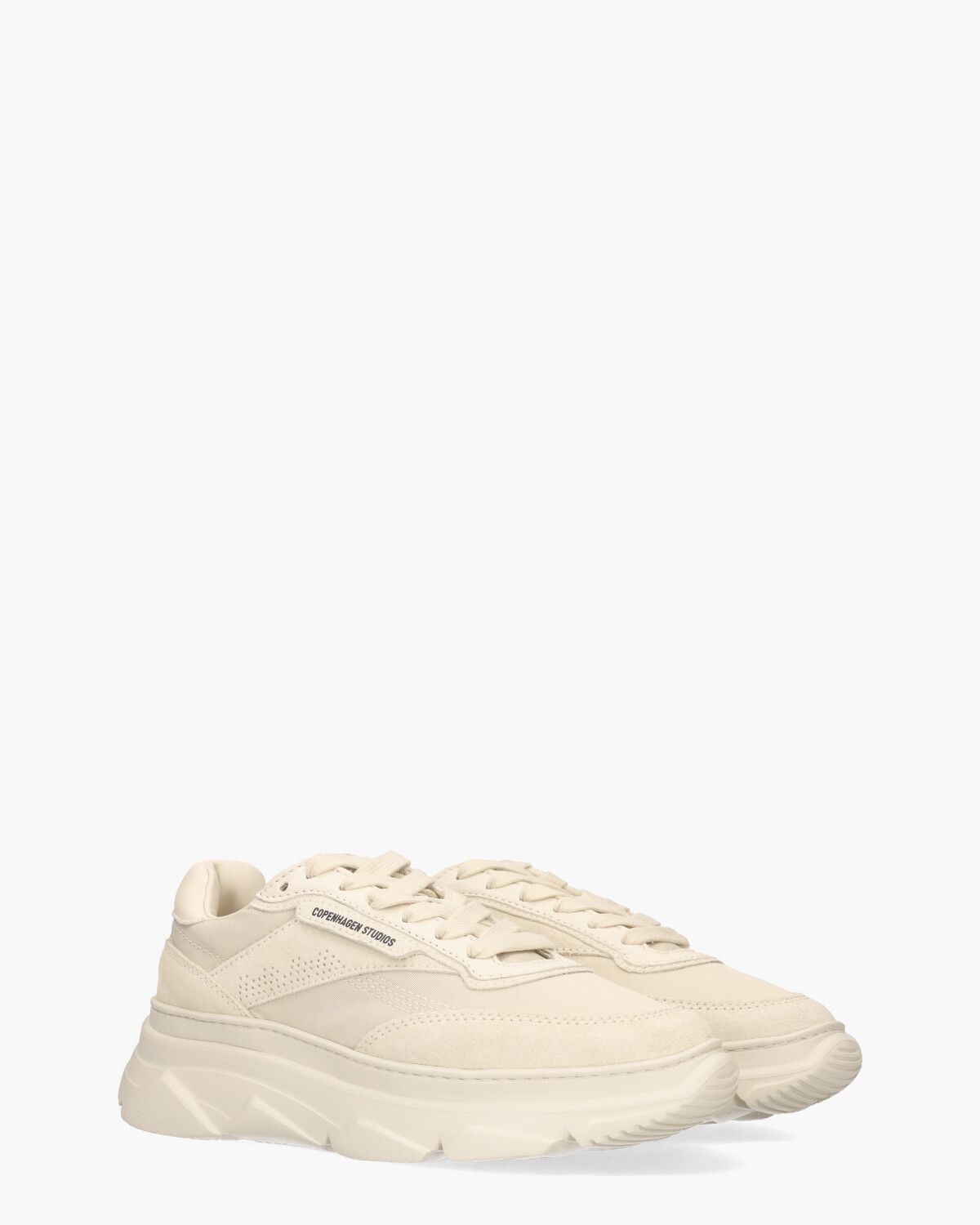 CPH56 Material Mix Crème Damessneakers
