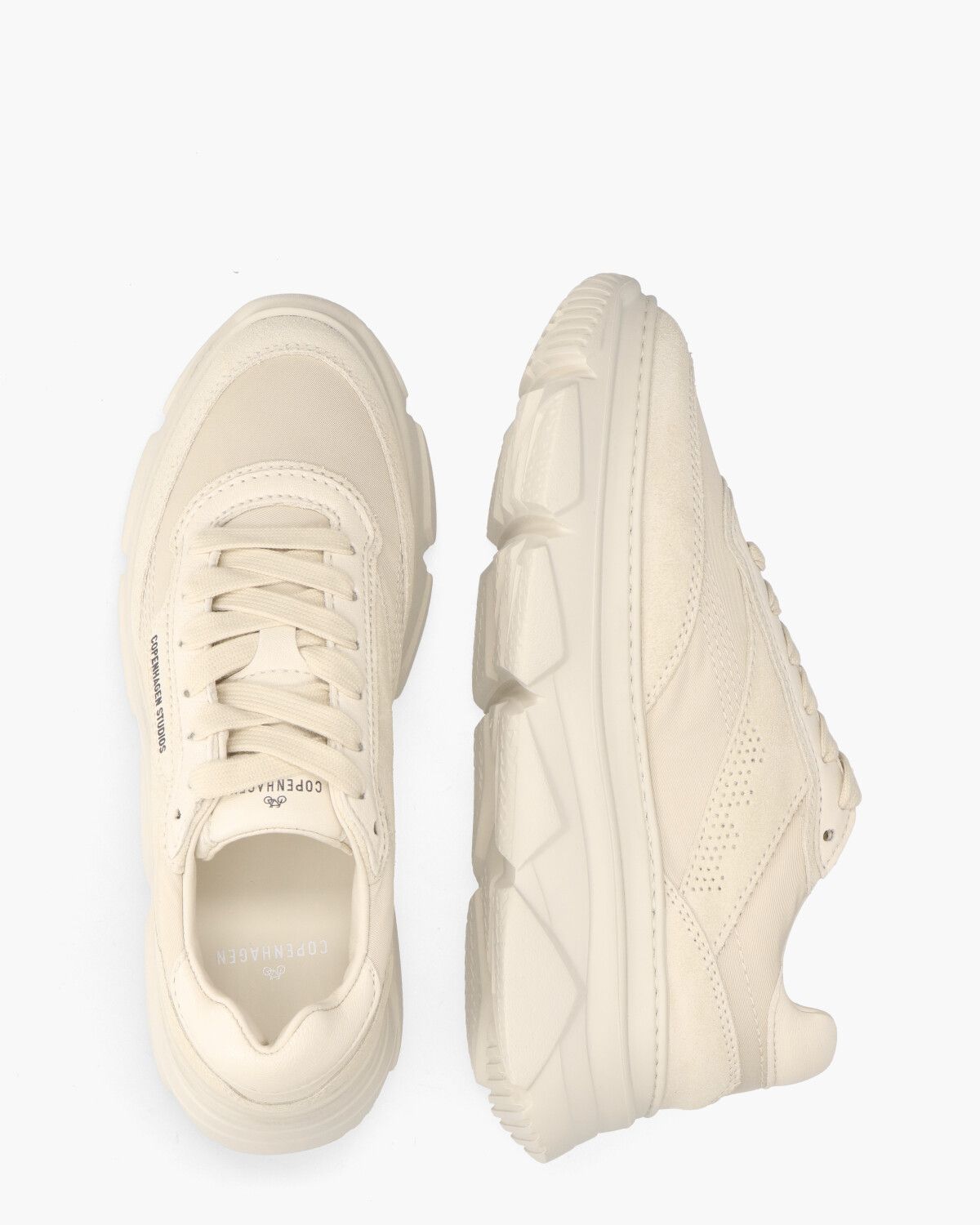 CPH56 Material Mix Crème Damessneakers
