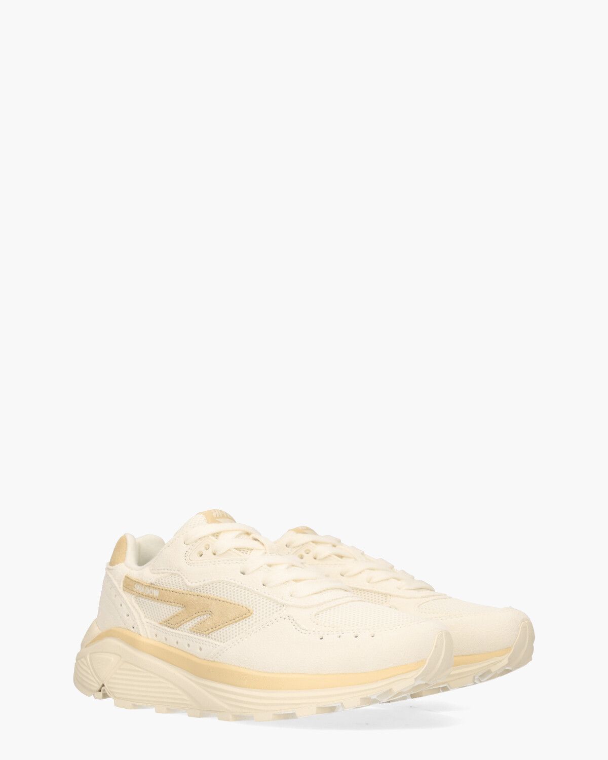 HTS Shadow RGS Off-White/Cognac Damessneakers