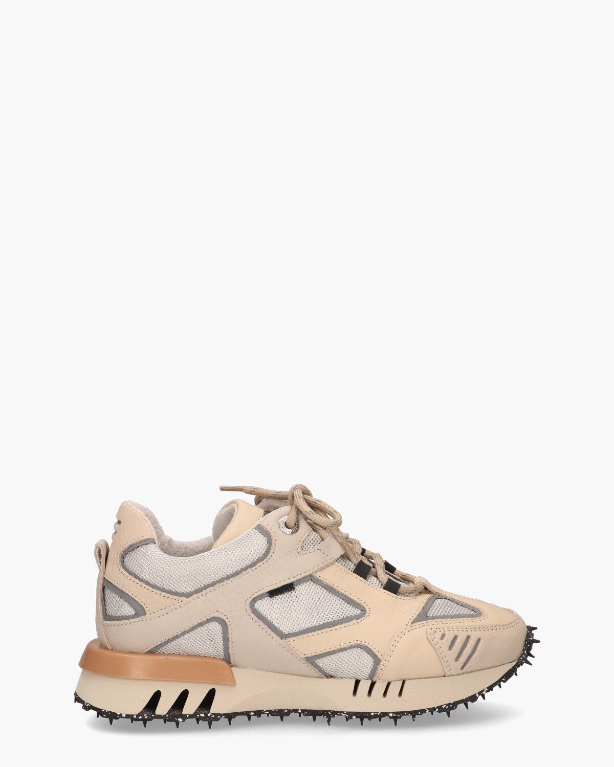 Hacker Off-White/Camel Damessneakers